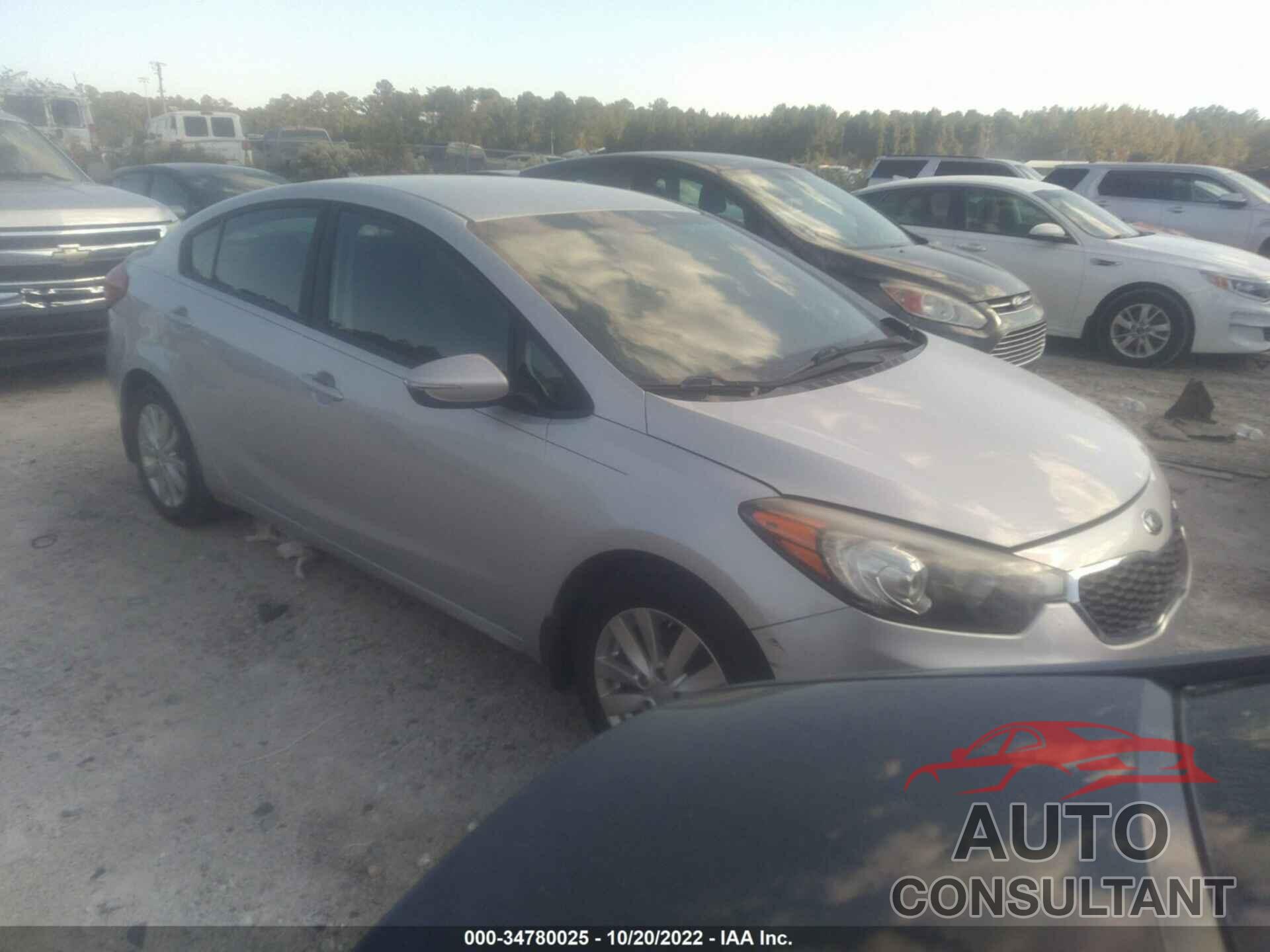 KIA FORTE 2016 - KNAFX4A60G5582224