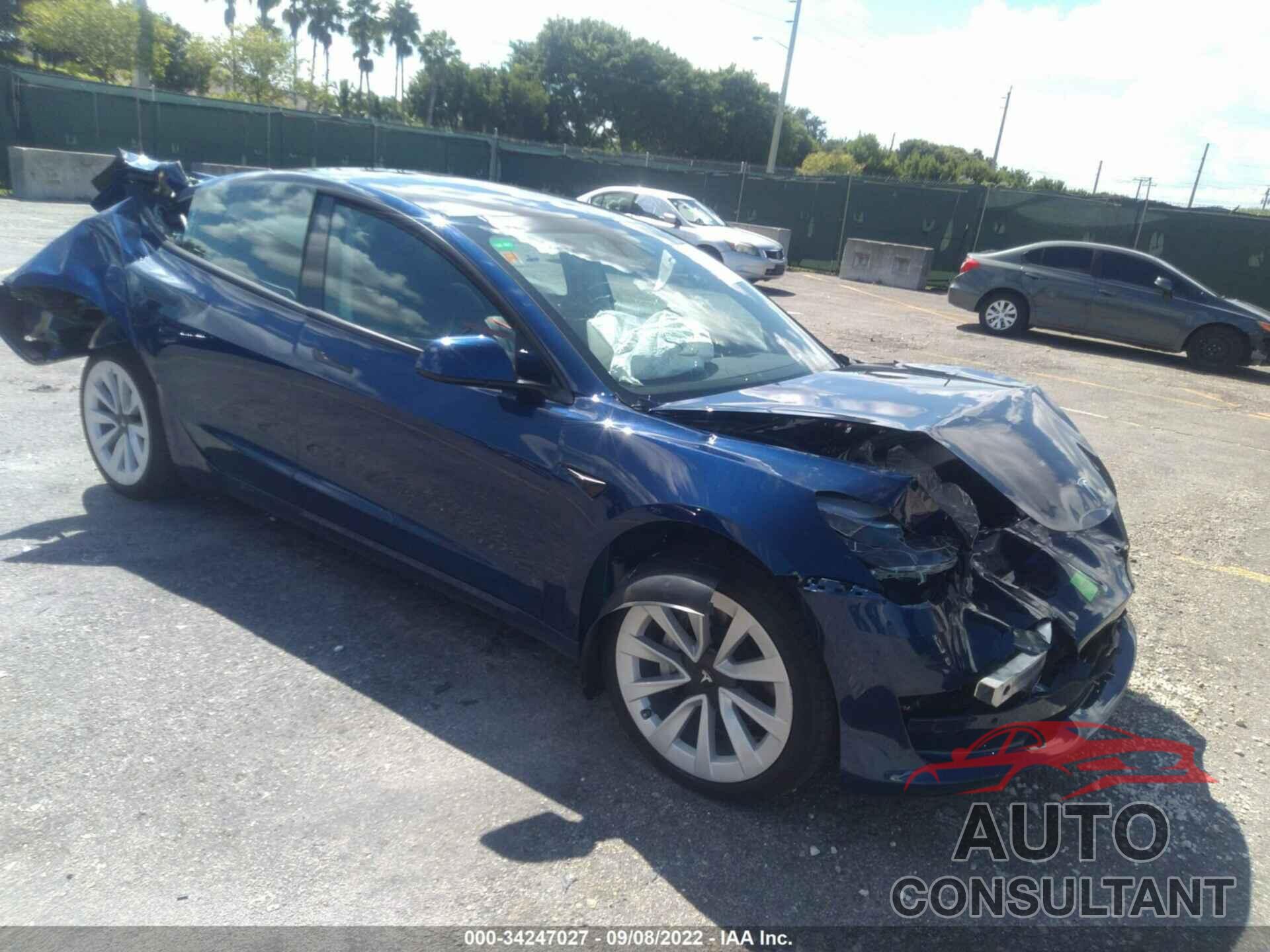 TESLA MODEL 3 2021 - 5YJ3E1EB6MF101016