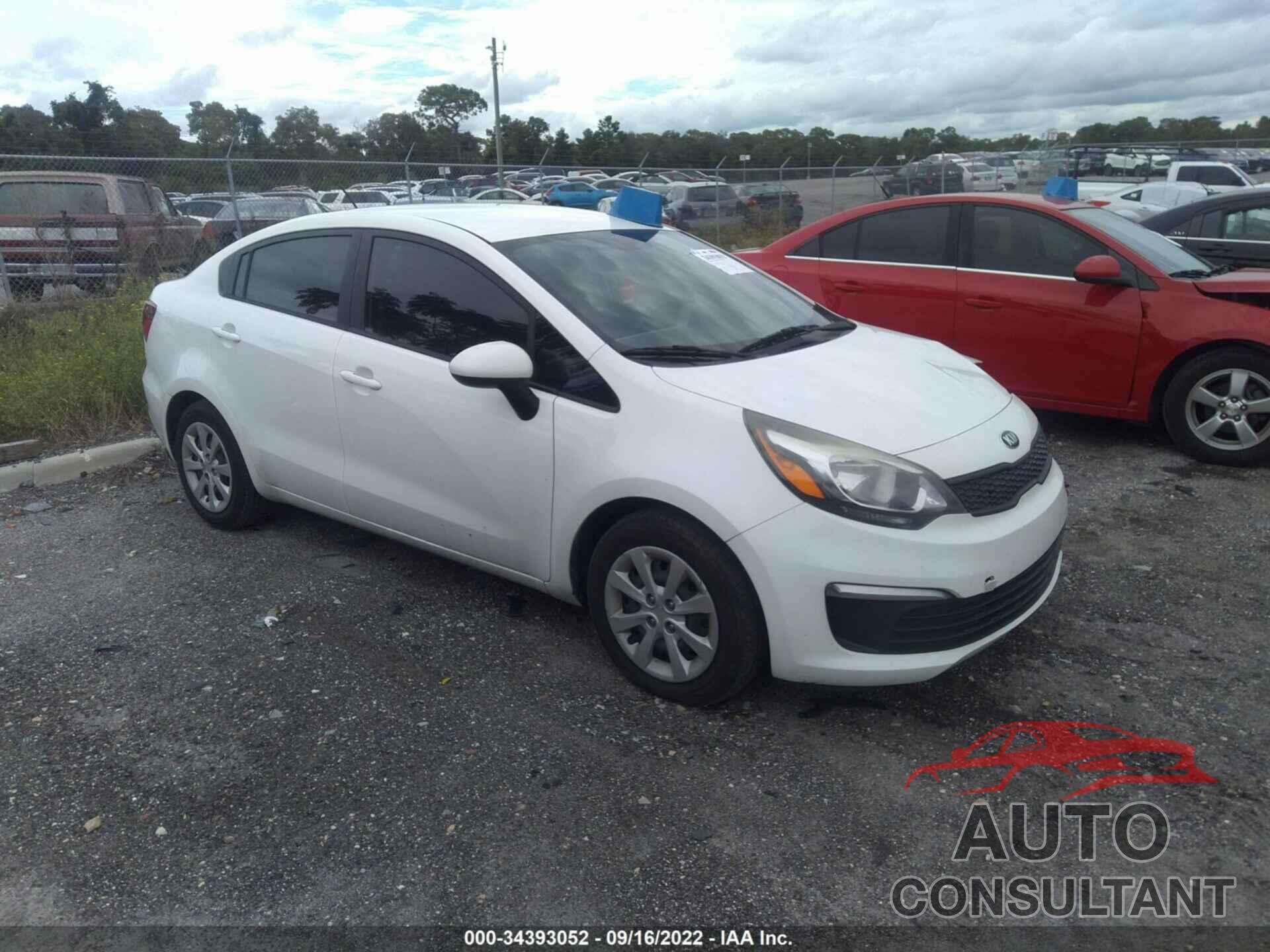 KIA RIO 2016 - KNADM4A38G6603918