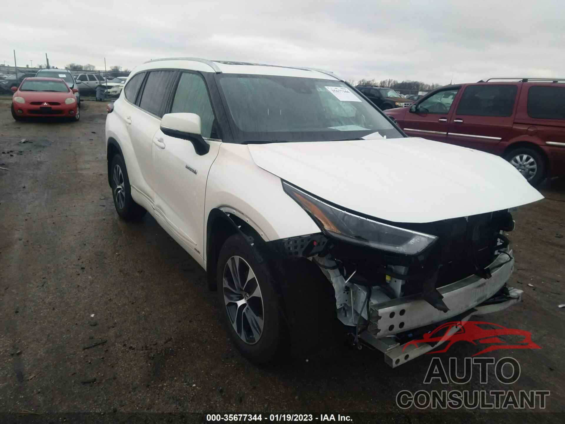 TOYOTA HIGHLANDER 2021 - 5TDGBRCH0MS025790