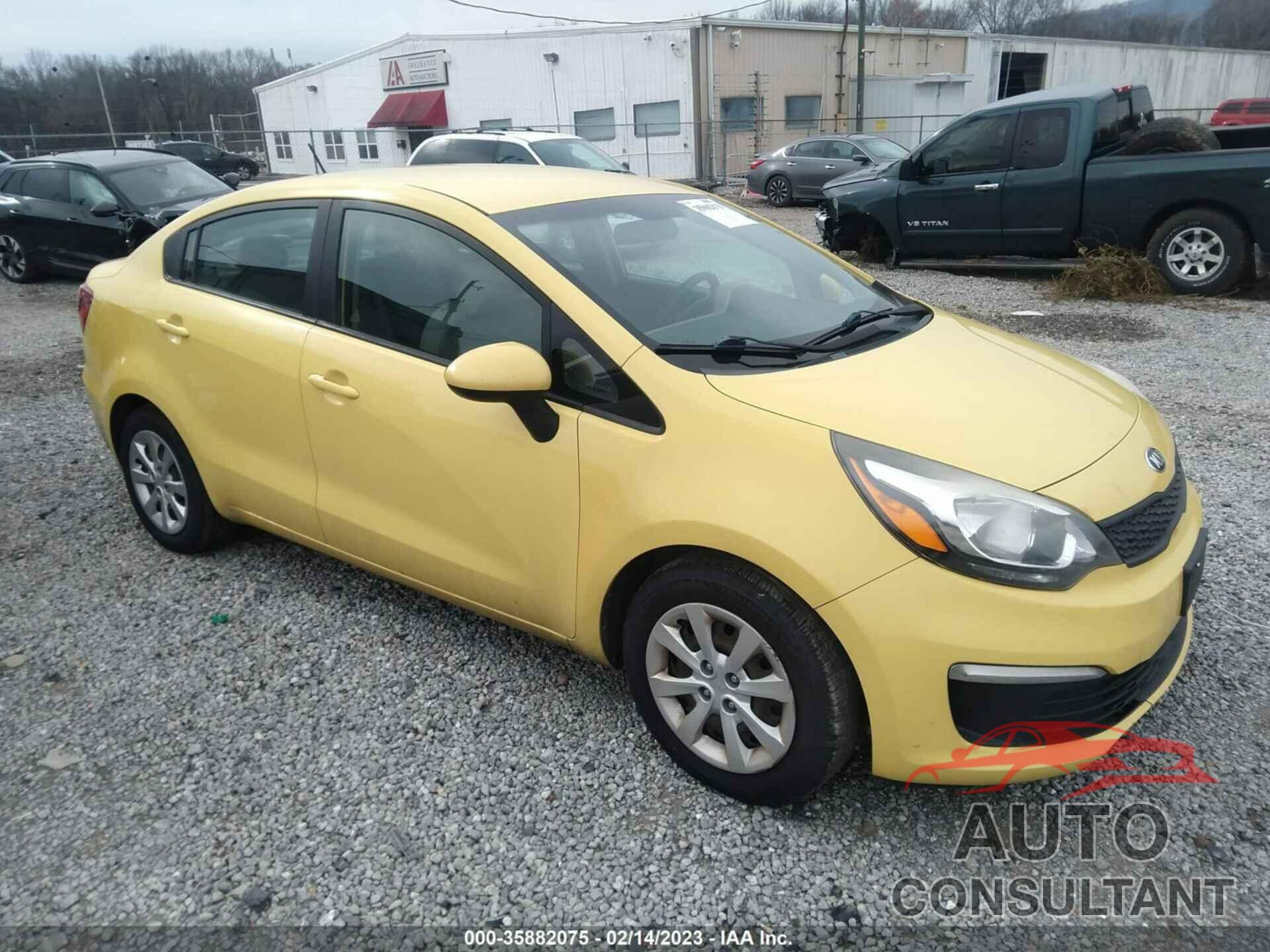 KIA RIO 2016 - KNADM4A38G6575098