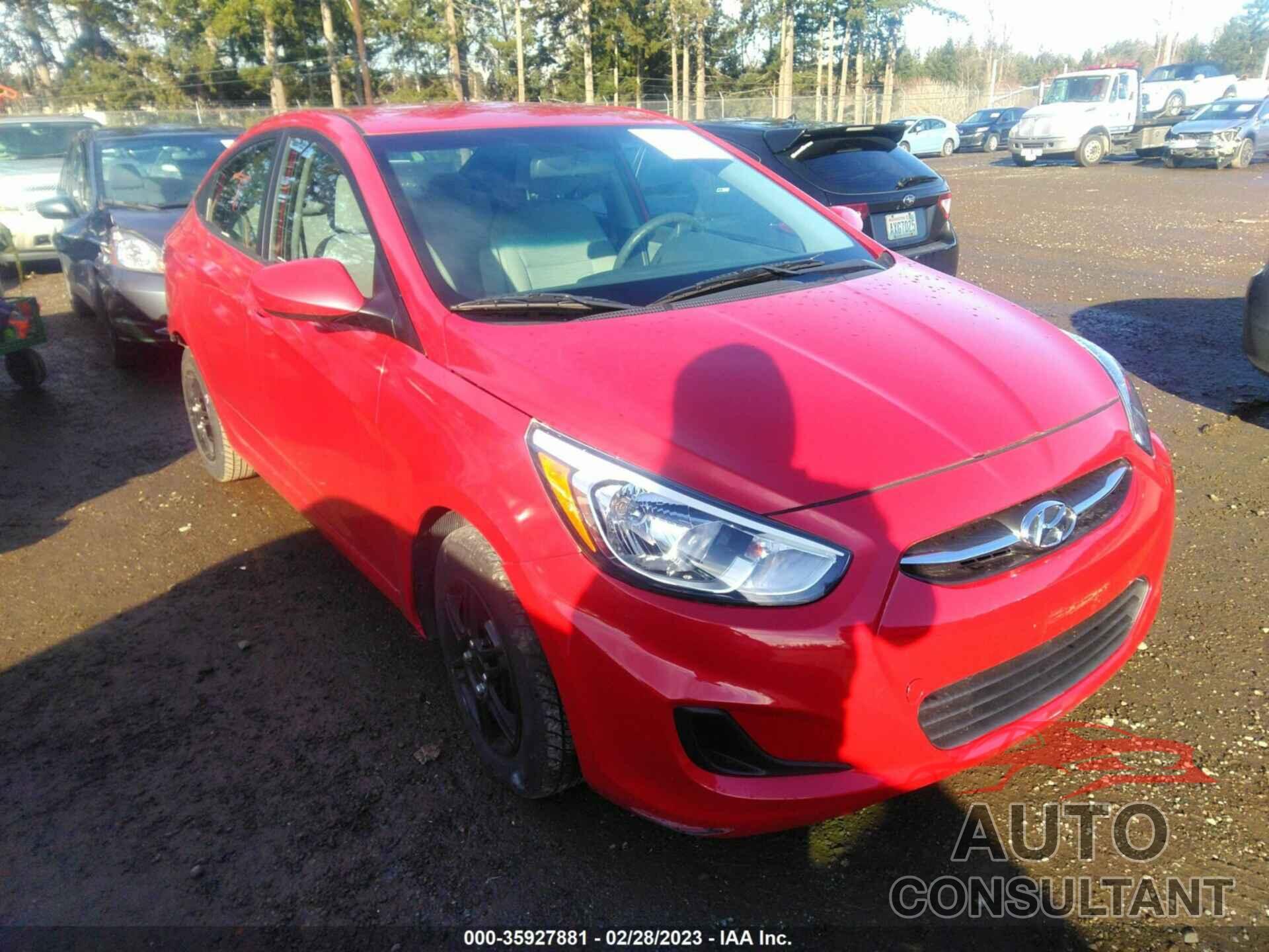 HYUNDAI ACCENT 2017 - KMHCT4AE7HU205479