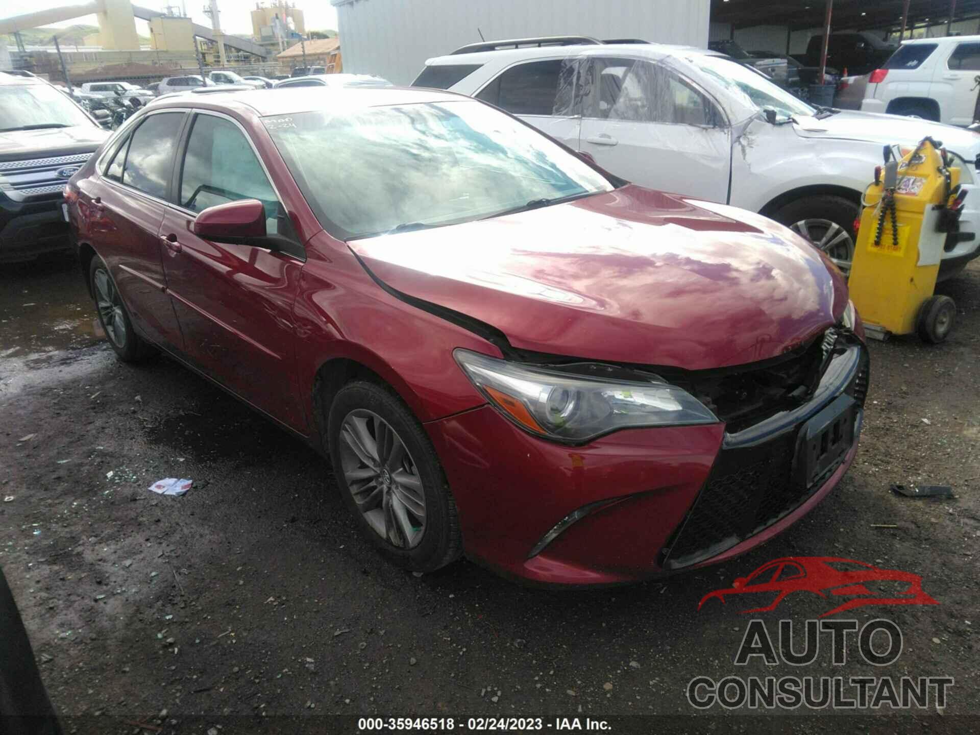 TOYOTA CAMRY 2017 - 4T1BF1FK2HU681672