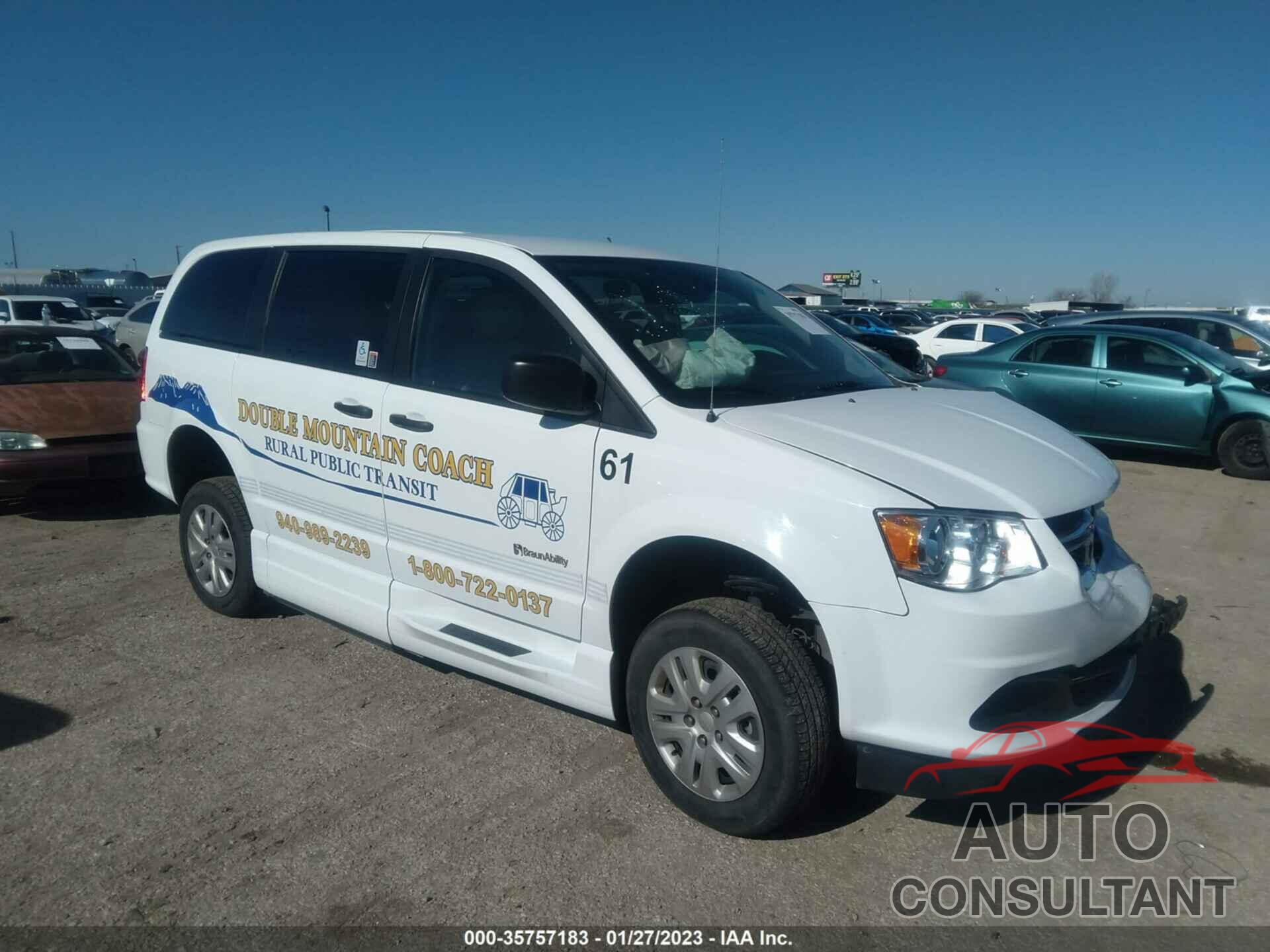 DODGE GRAND CARAVAN 2019 - 2C7WDGBG1KR740508