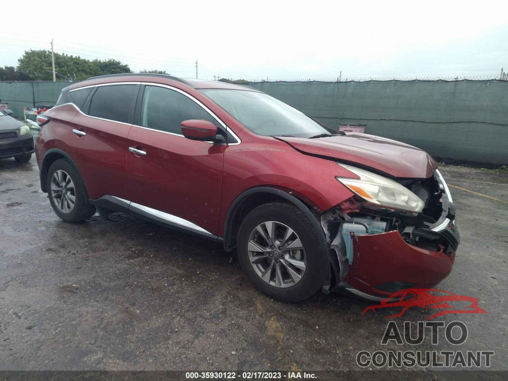 NISSAN MURANO 2016 - 5N1AZ2MG3GN128397