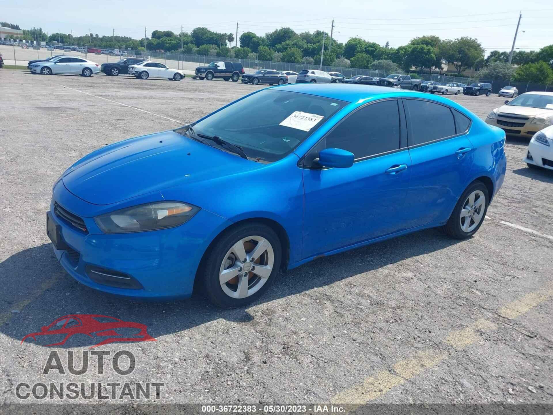 DODGE DART 2015 - 1C3CDFBB6FD315538