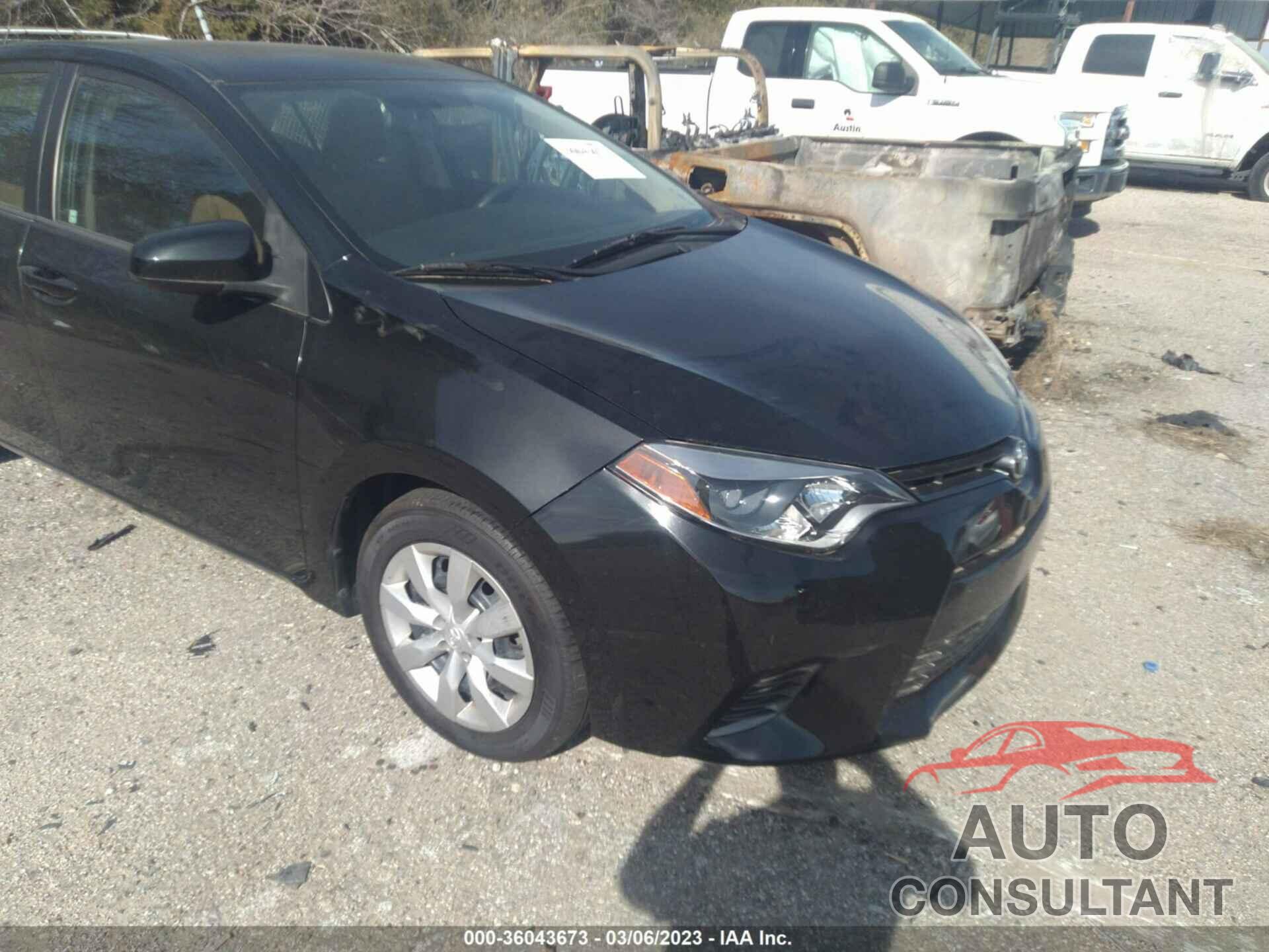 TOYOTA COROLLA 2015 - 2T1BURHE5FC306790