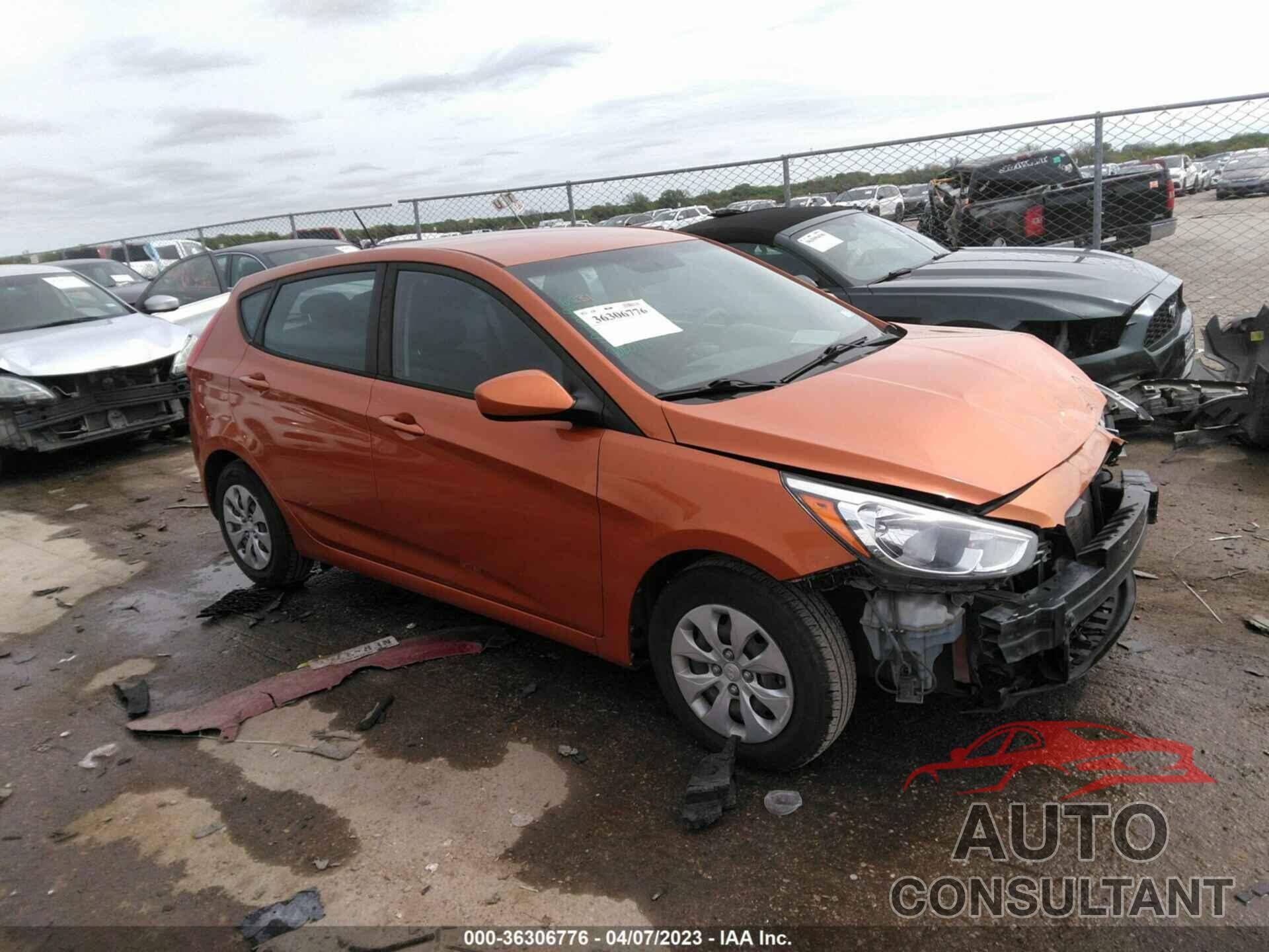 HYUNDAI ACCENT 2017 - KMHCT5AE2HU325616