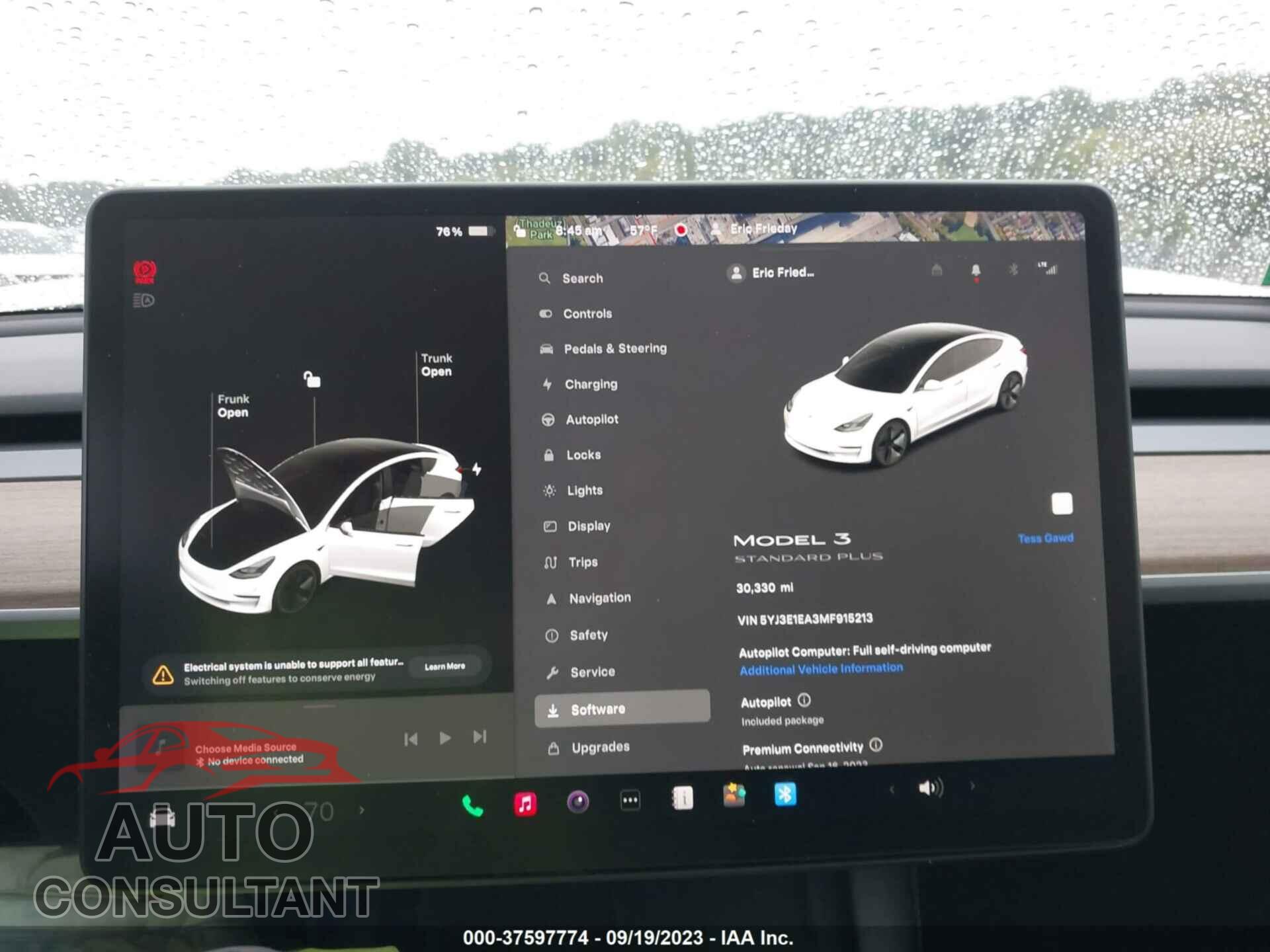 TESLA MODEL 3 2021 - 5YJ3E1EA3MF915213
