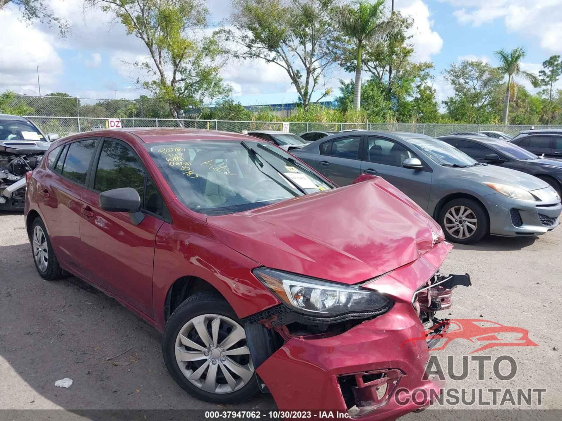 SUBARU IMPREZA 2019 - 4S3GTAA64K1760394