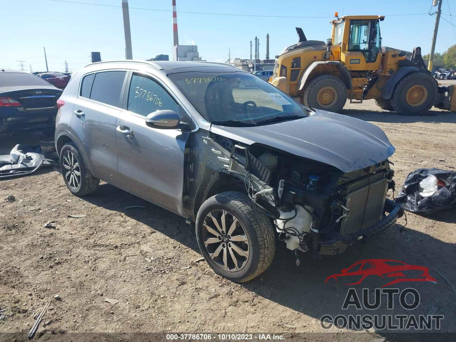 KIA SPORTAGE 2017 - KNDPNCAC3H7181480