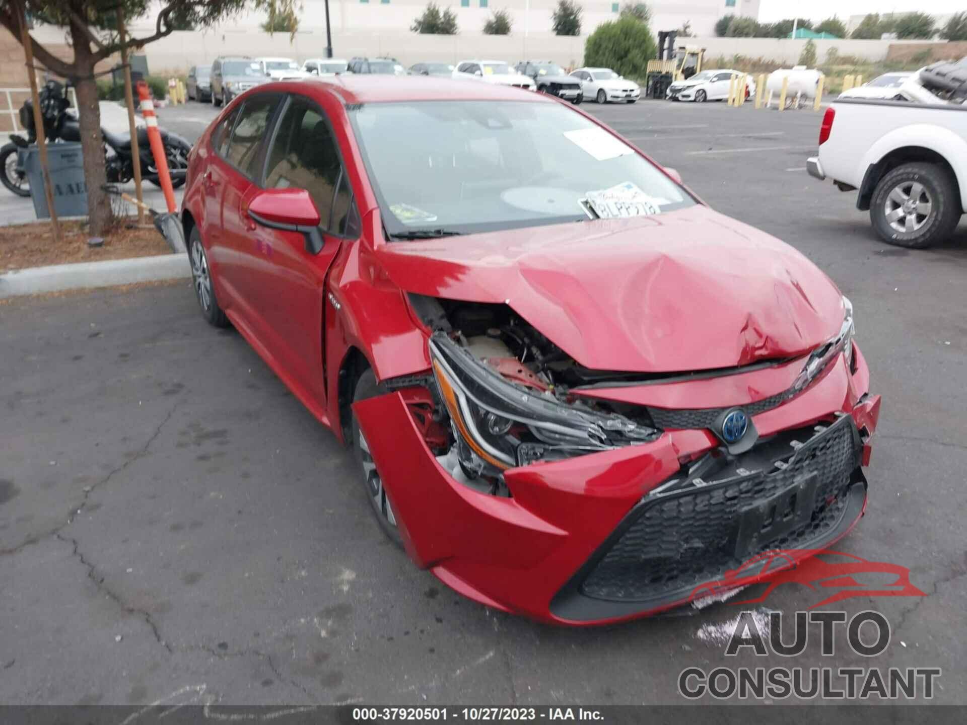 TOYOTA COROLLA 2020 - JTDEBRBE8LJ012344