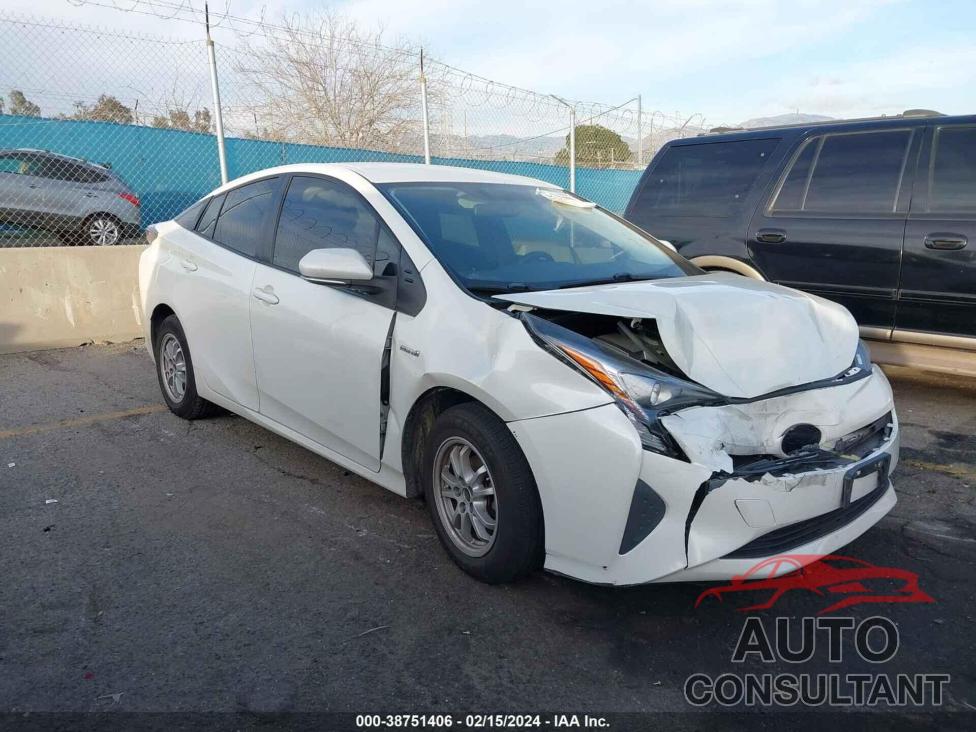 TOYOTA PRIUS 2016 - JTDKBRFU4G3021766