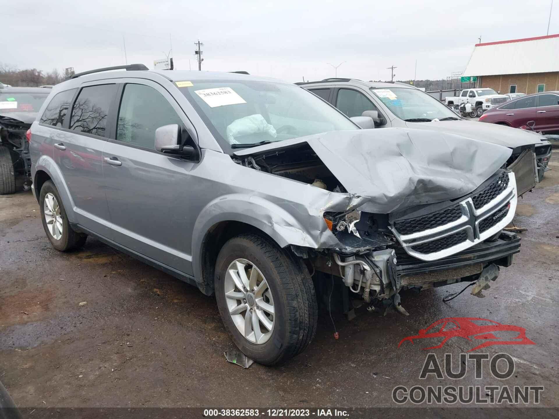 DODGE JOURNEY 2016 - 3C4PDCBB7GT139686