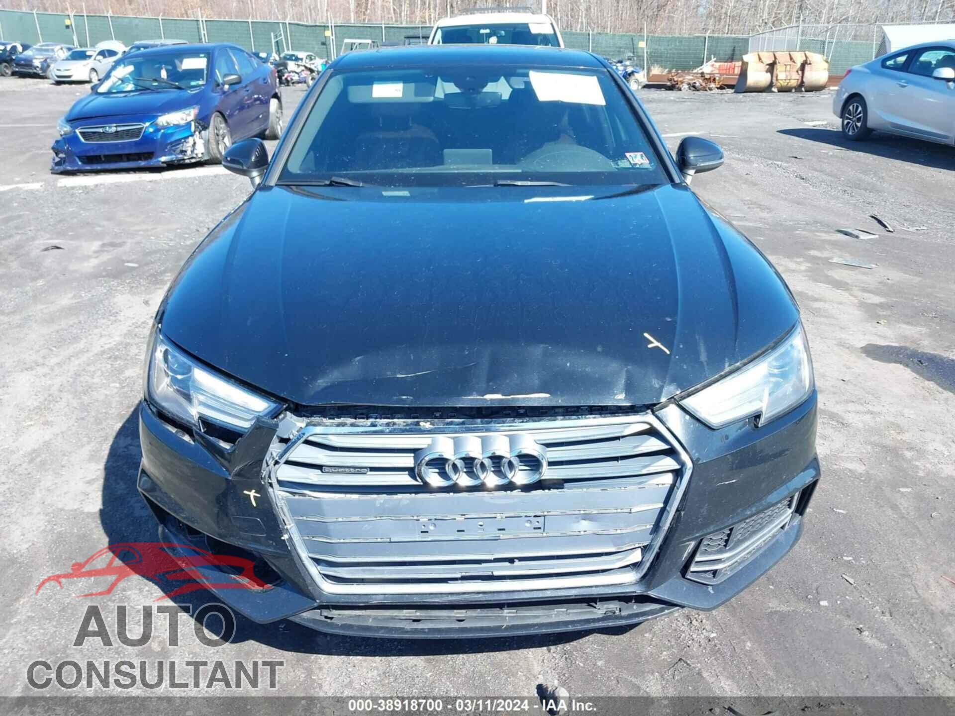 AUDI A4 2018 - WAUDNAF41JA031897