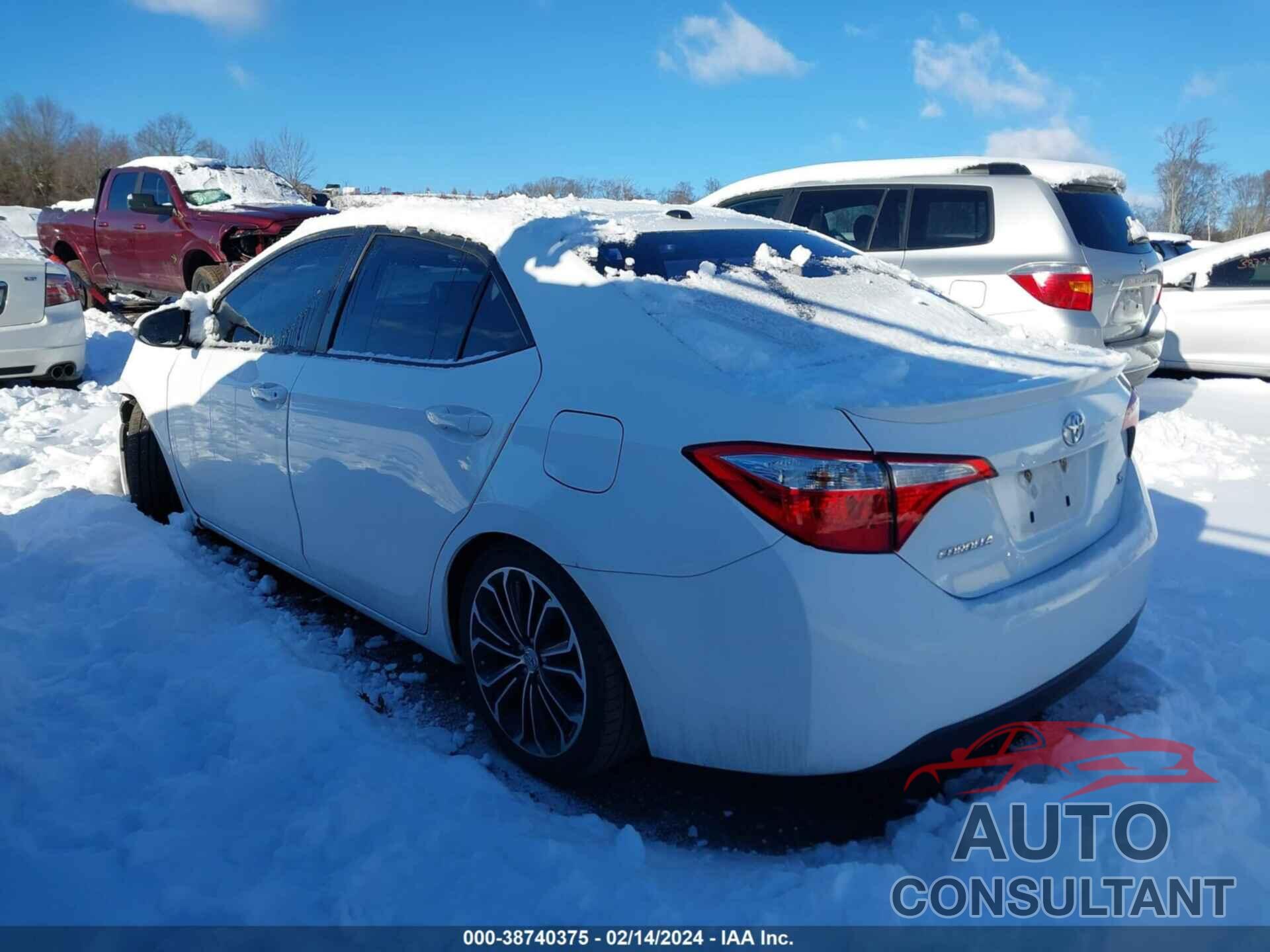 TOYOTA COROLLA 2016 - 2T1BURHE5GC689132