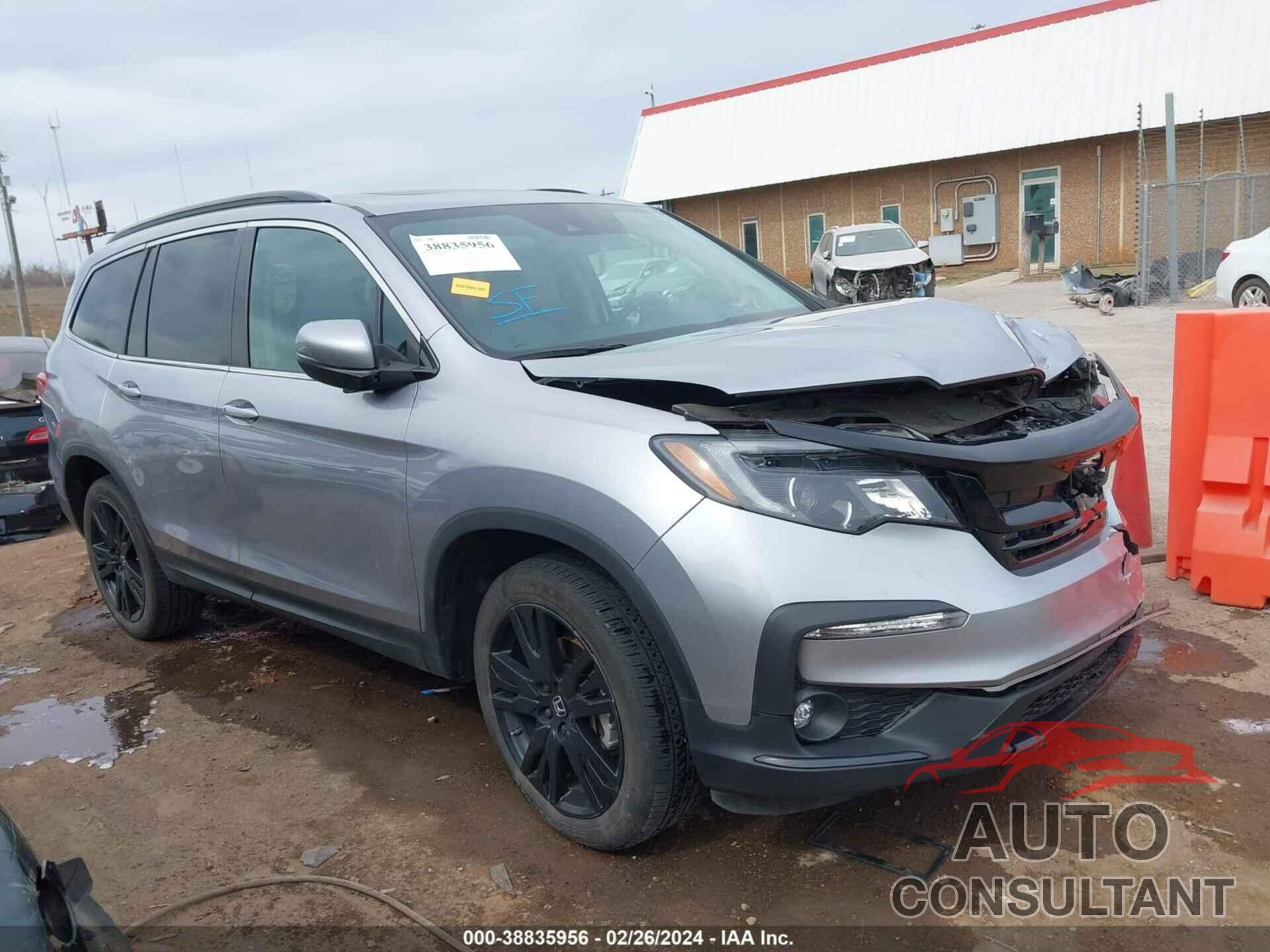 HONDA PILOT 2022 - 5FNYF6H27NB065530