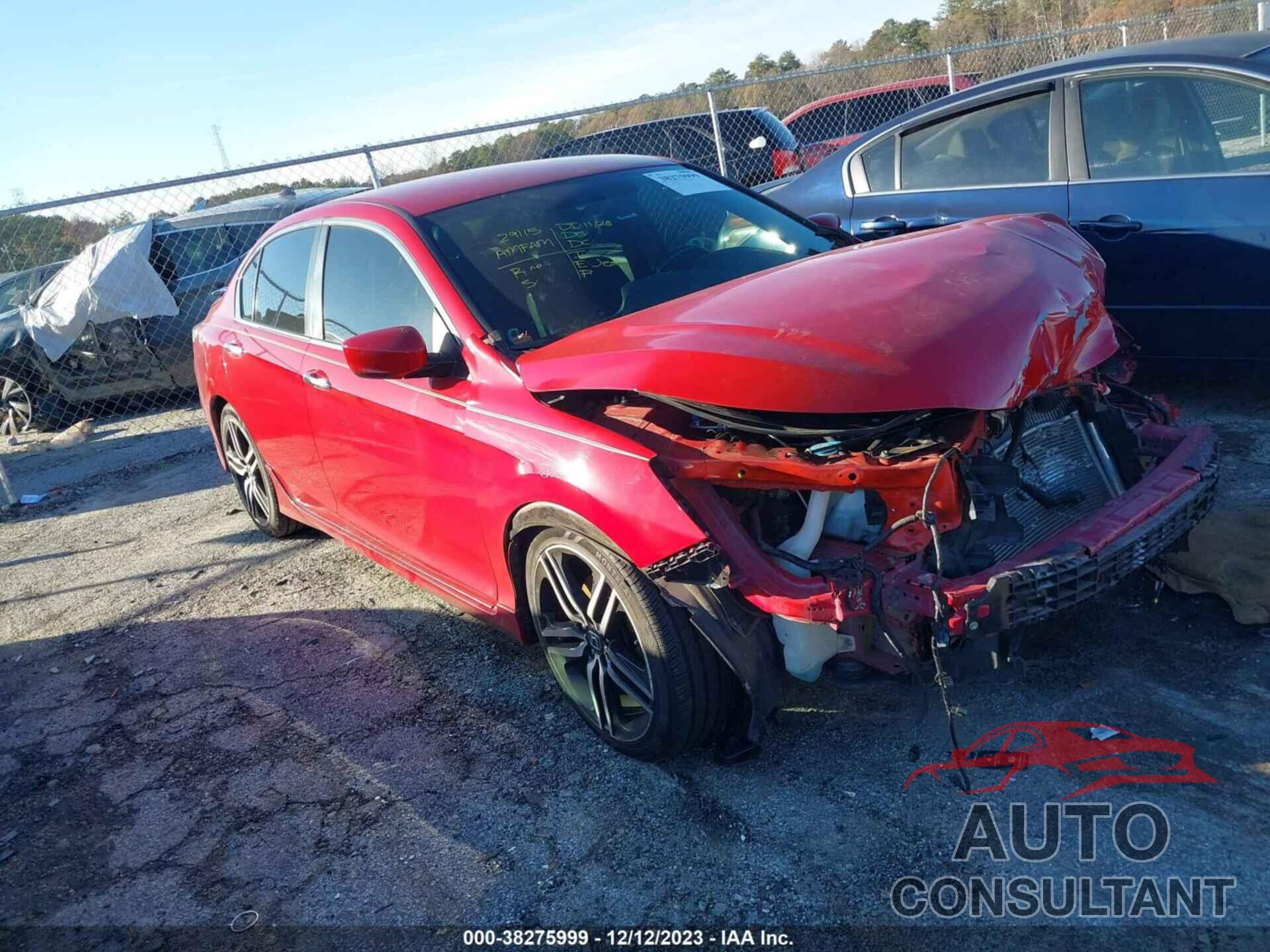 HONDA ACCORD 2016 - 1HGCR2F56GA227992