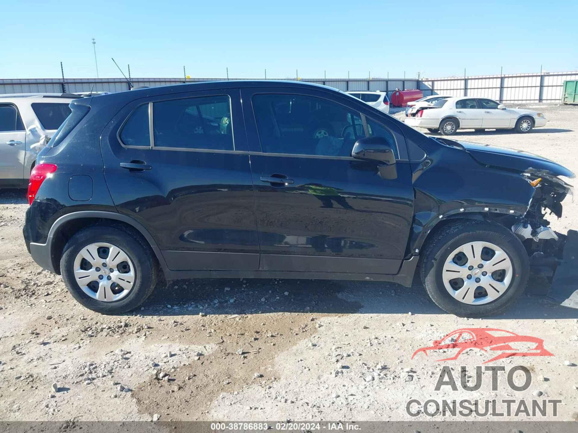 CHEVROLET TRAX 2017 - 3GNCJKSB9HL152627