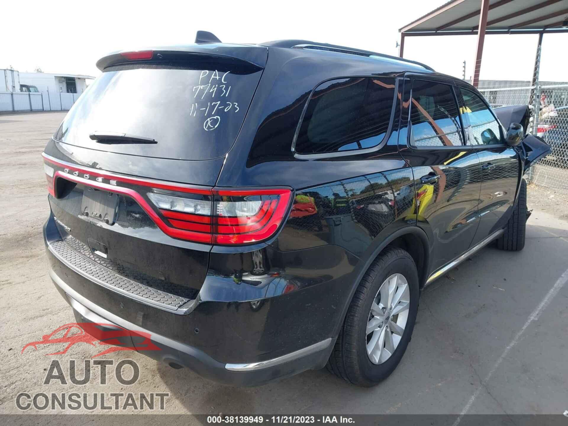DODGE DURANGO 2019 - 1C4RDHAG2KC535113