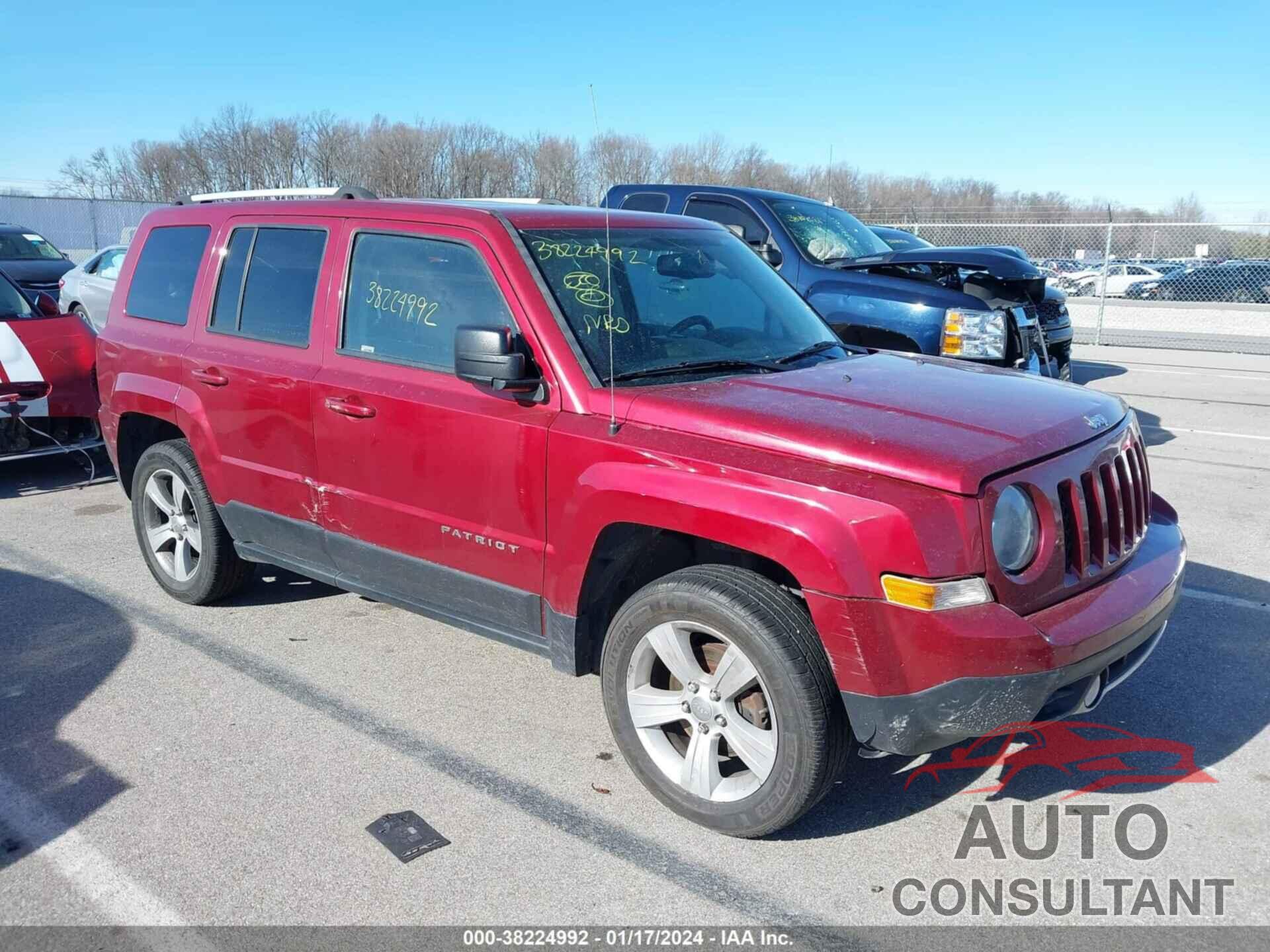 JEEP PATRIOT 2016 - 1C4NJPFA5GD787865