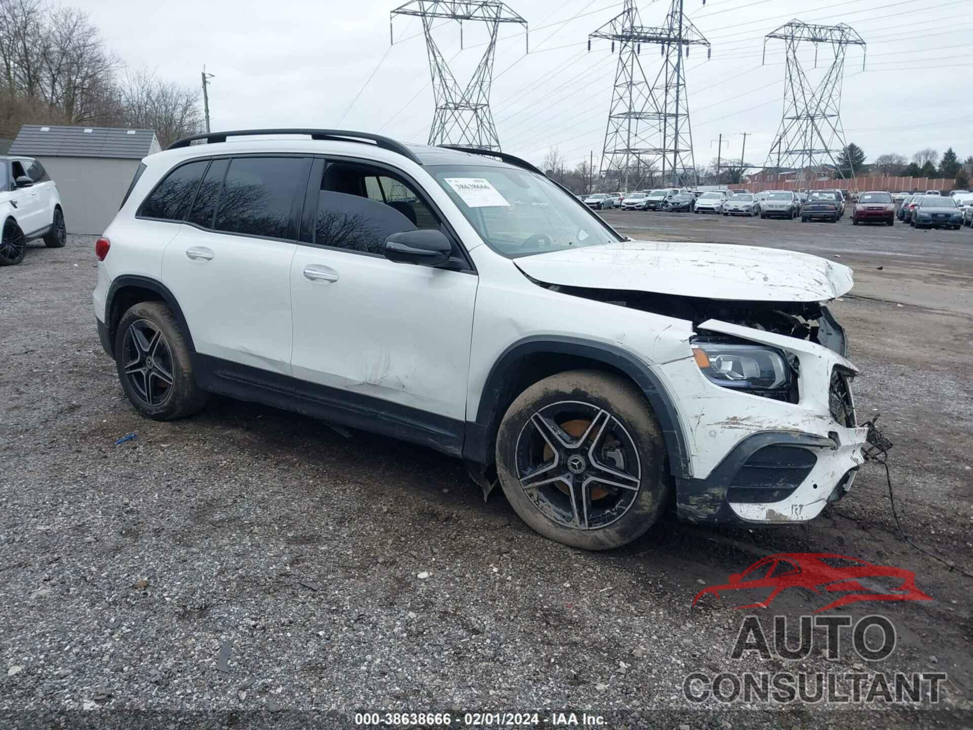 MERCEDES-BENZ GLB 250 2022 - W1N4M4HBXNW196366