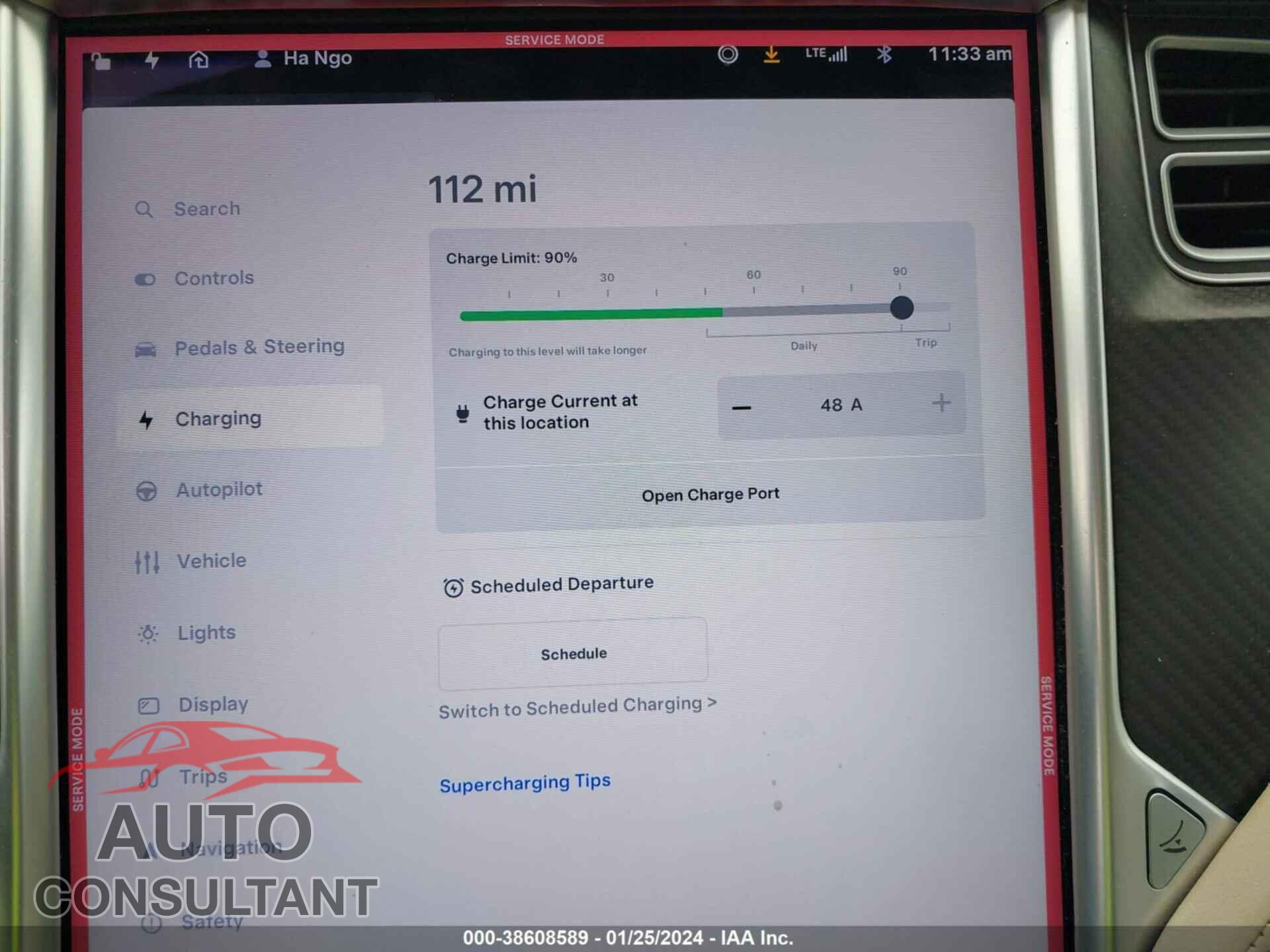 TESLA MODEL S 2017 - 5YJSA1E16HF209012