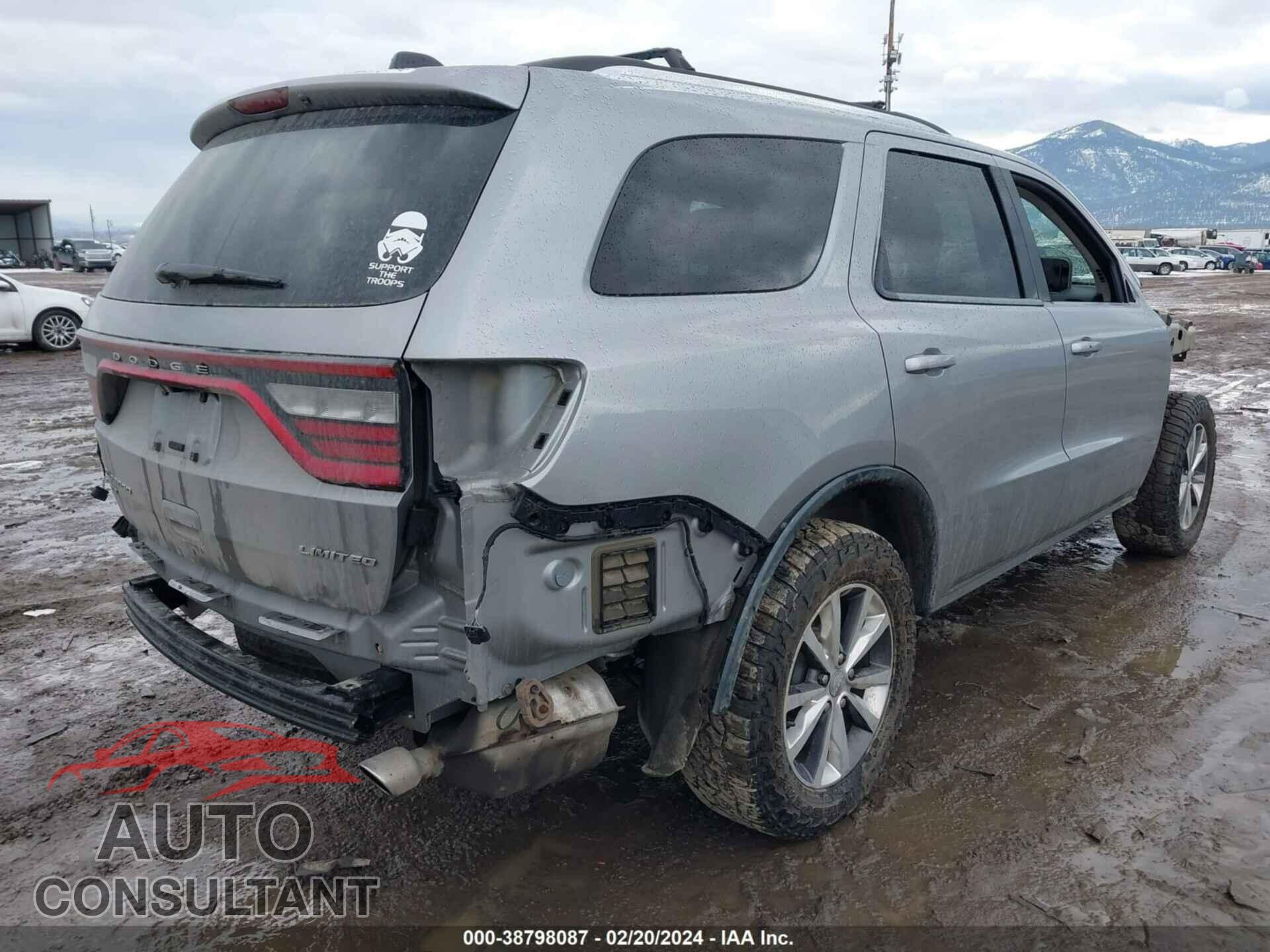 DODGE DURANGO 2016 - 1C4RDJDG9GC433317
