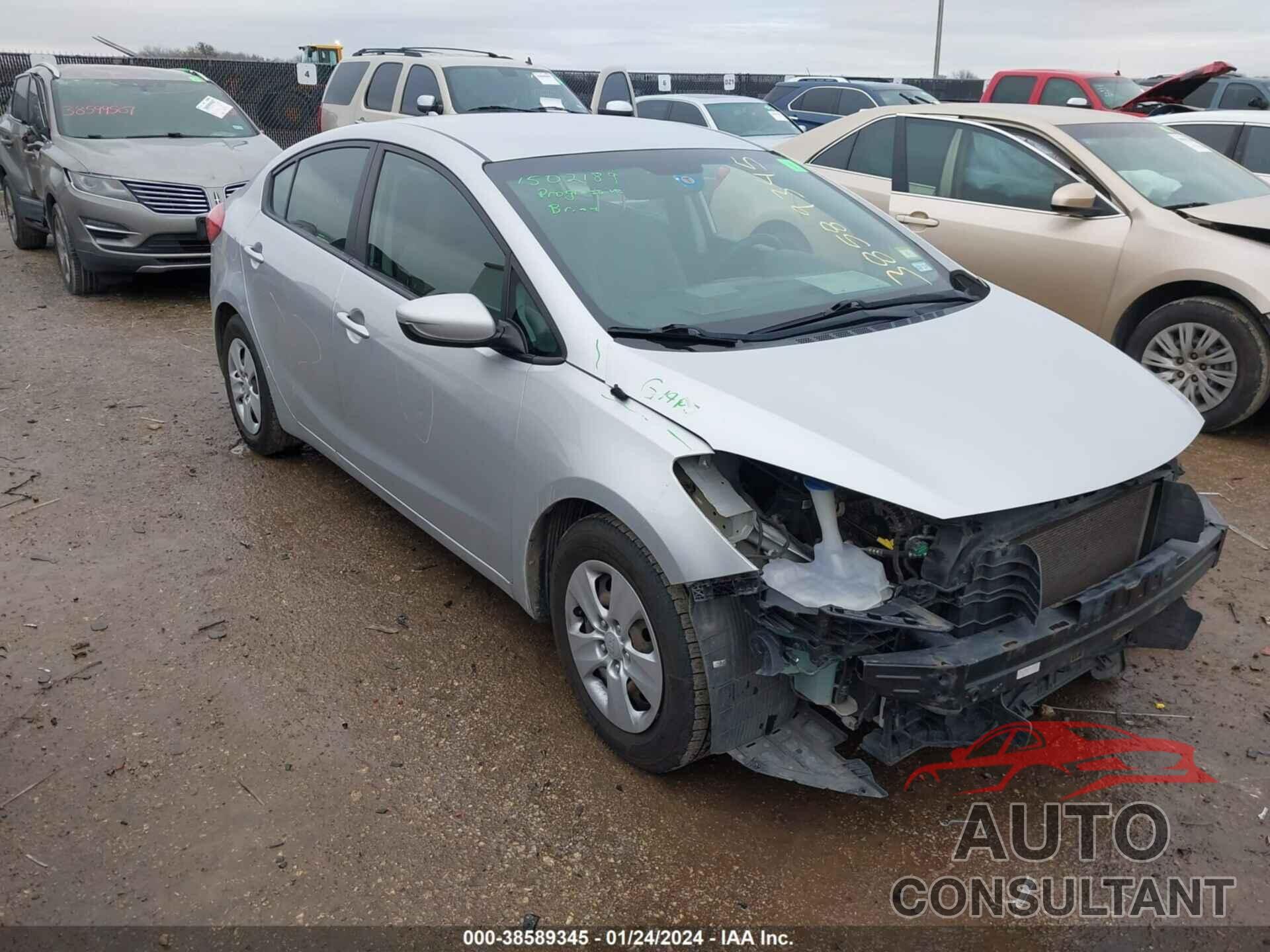 KIA FORTE 2016 - KNAFK4A6XG5516472