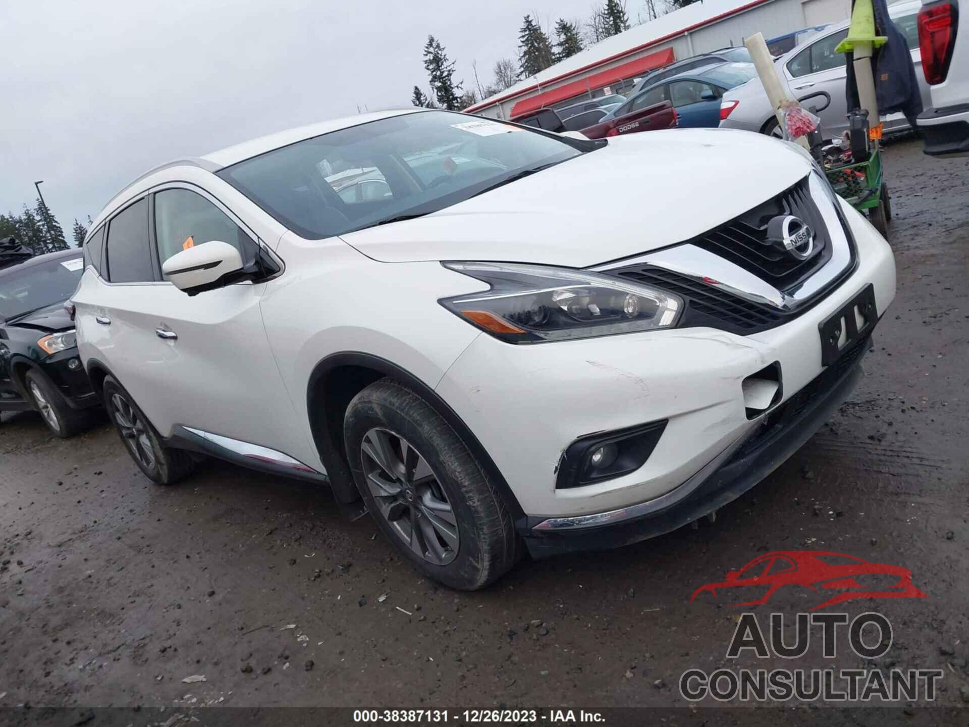 NISSAN MURANO 2018 - 5N1AZ2MH9JN121504