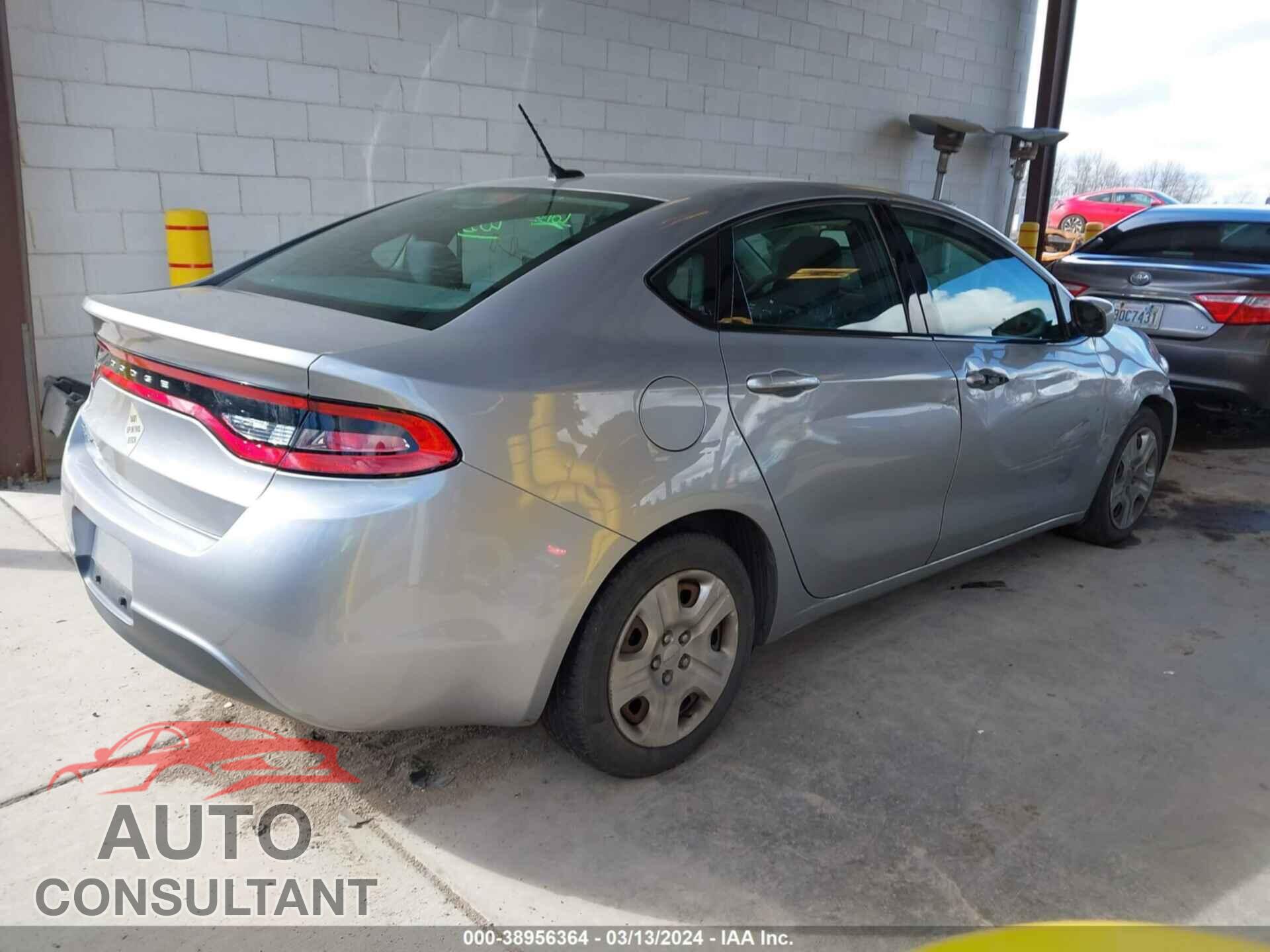 DODGE DART 2016 - 1C3CDFAA5GD736810