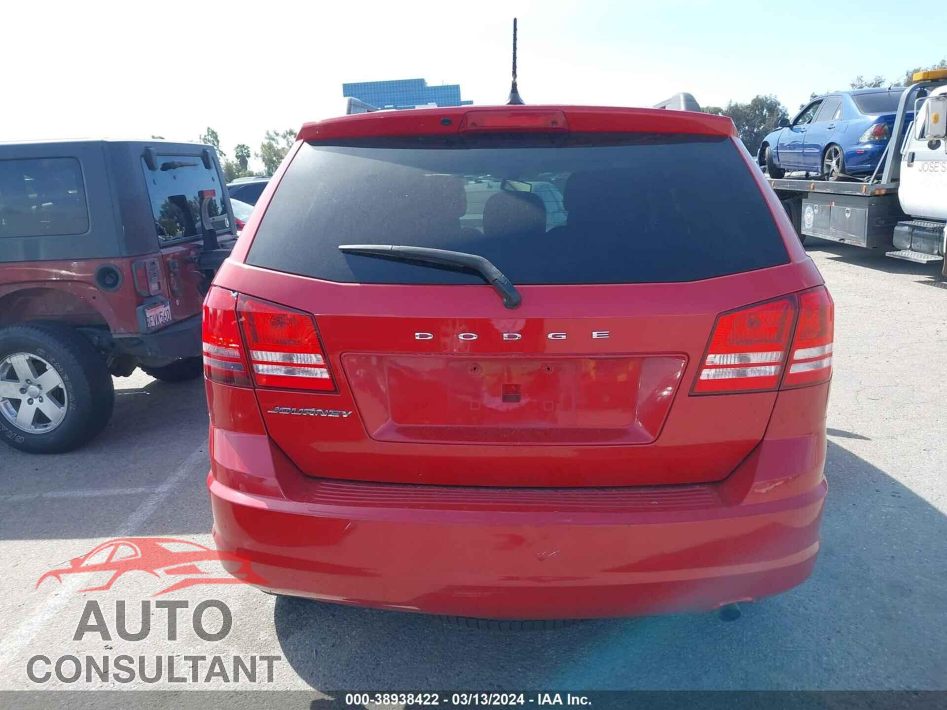 DODGE JOURNEY 2016 - 3C4PDCAB2GT166747