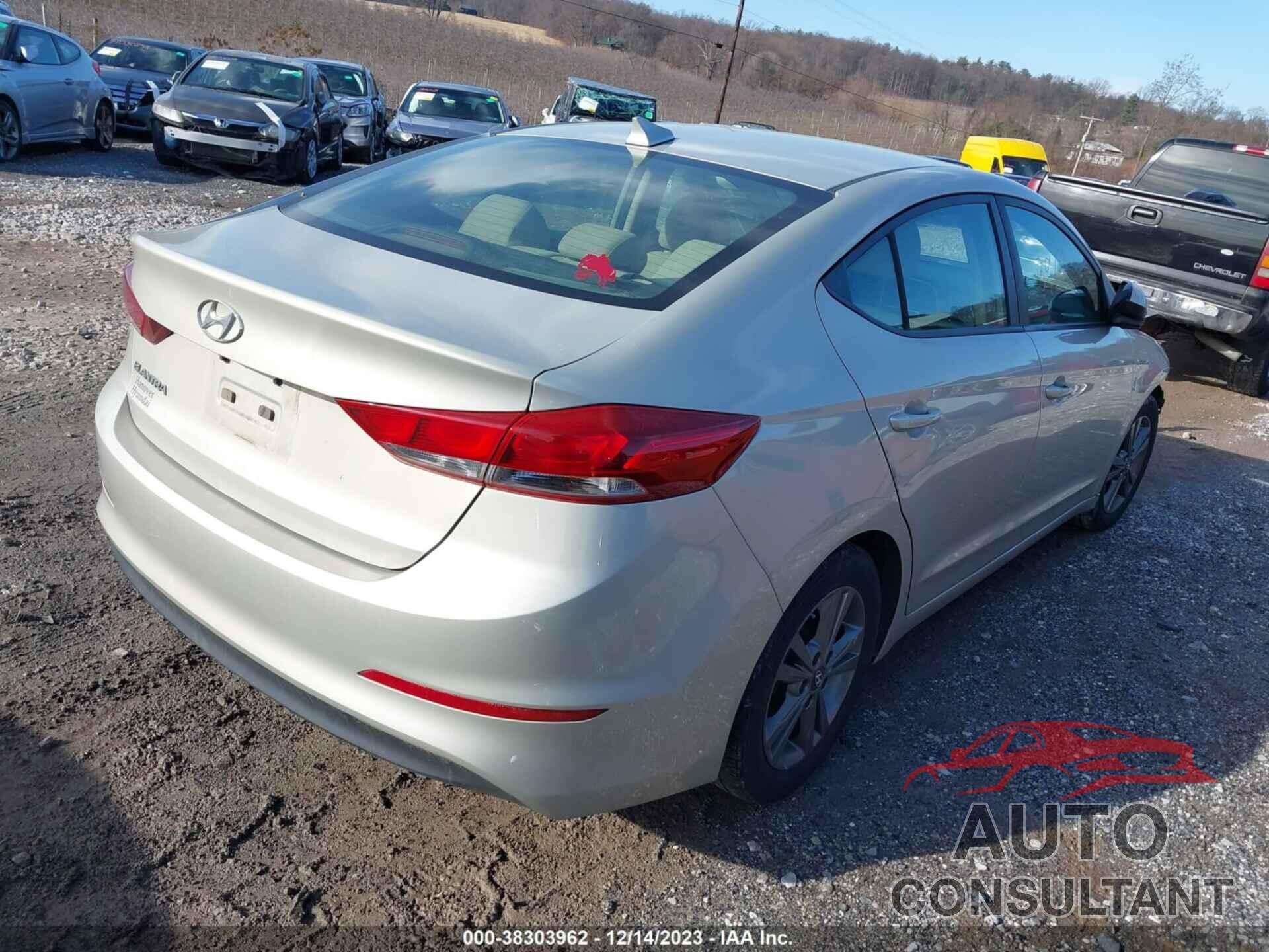 HYUNDAI ELANTRA 2018 - 5NPD84LF2JH368931