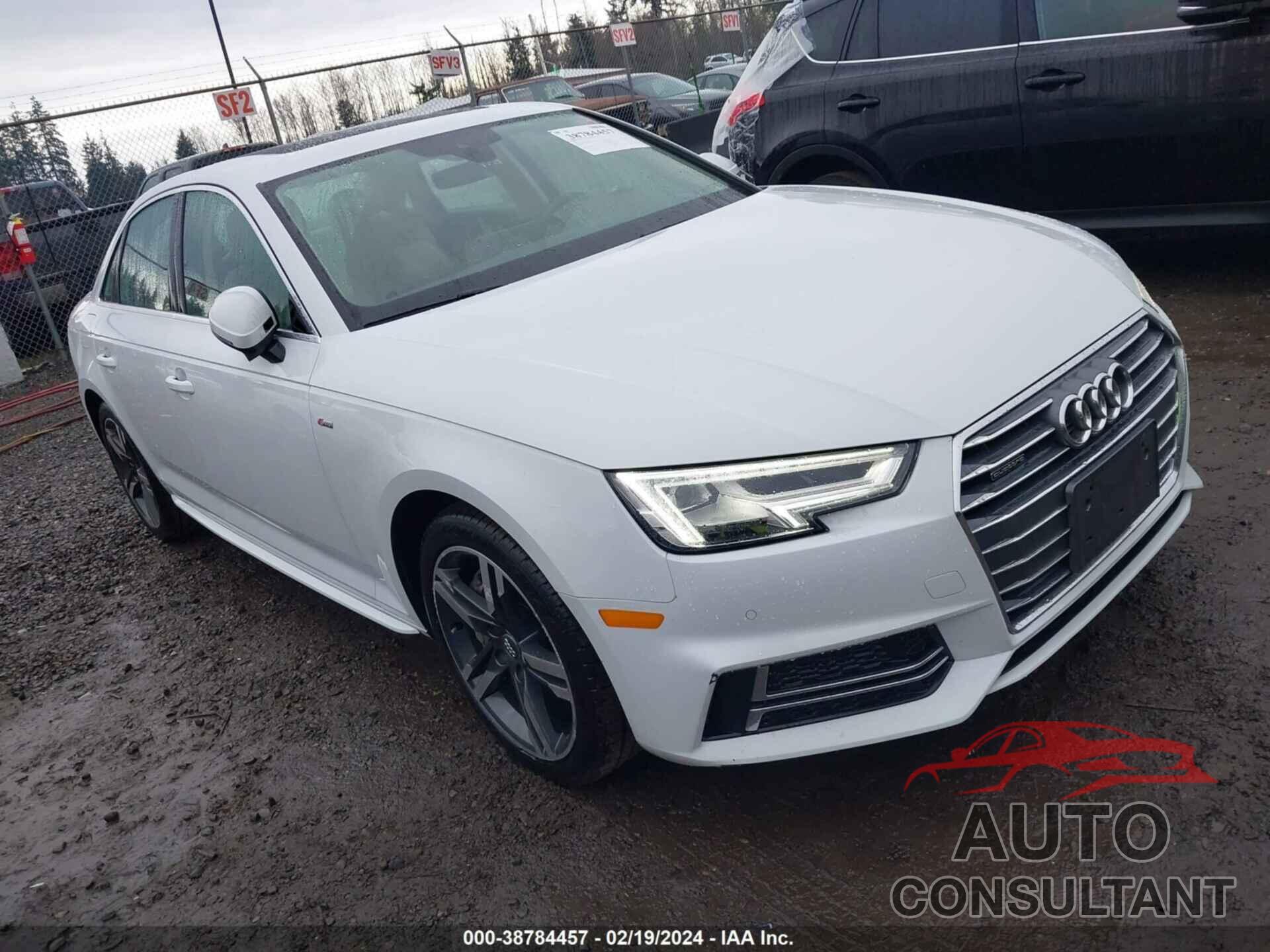 AUDI A4 2017 - WAUENAF44HN014504