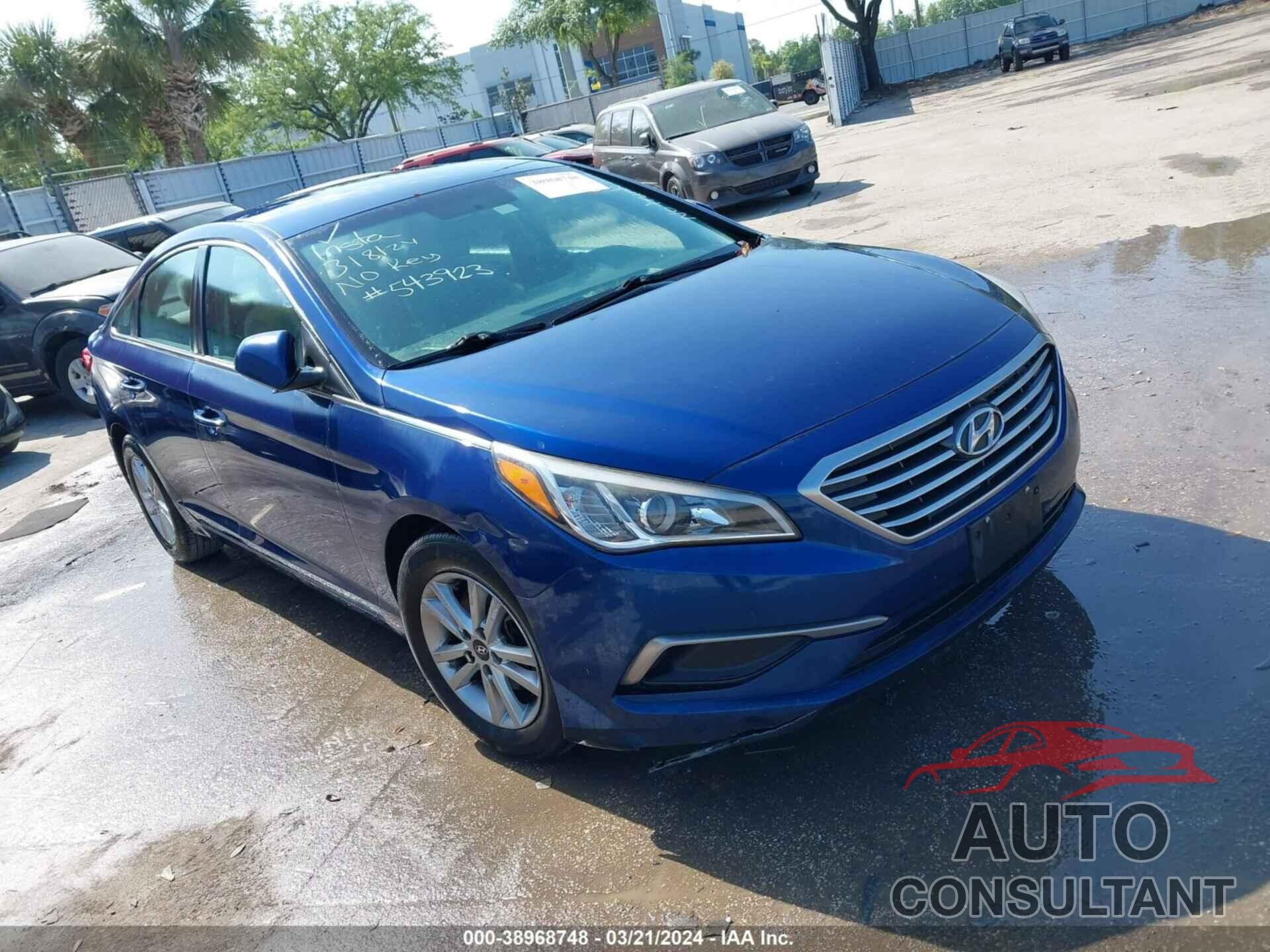 HYUNDAI SONATA 2017 - 5NPE24AF9HH543923