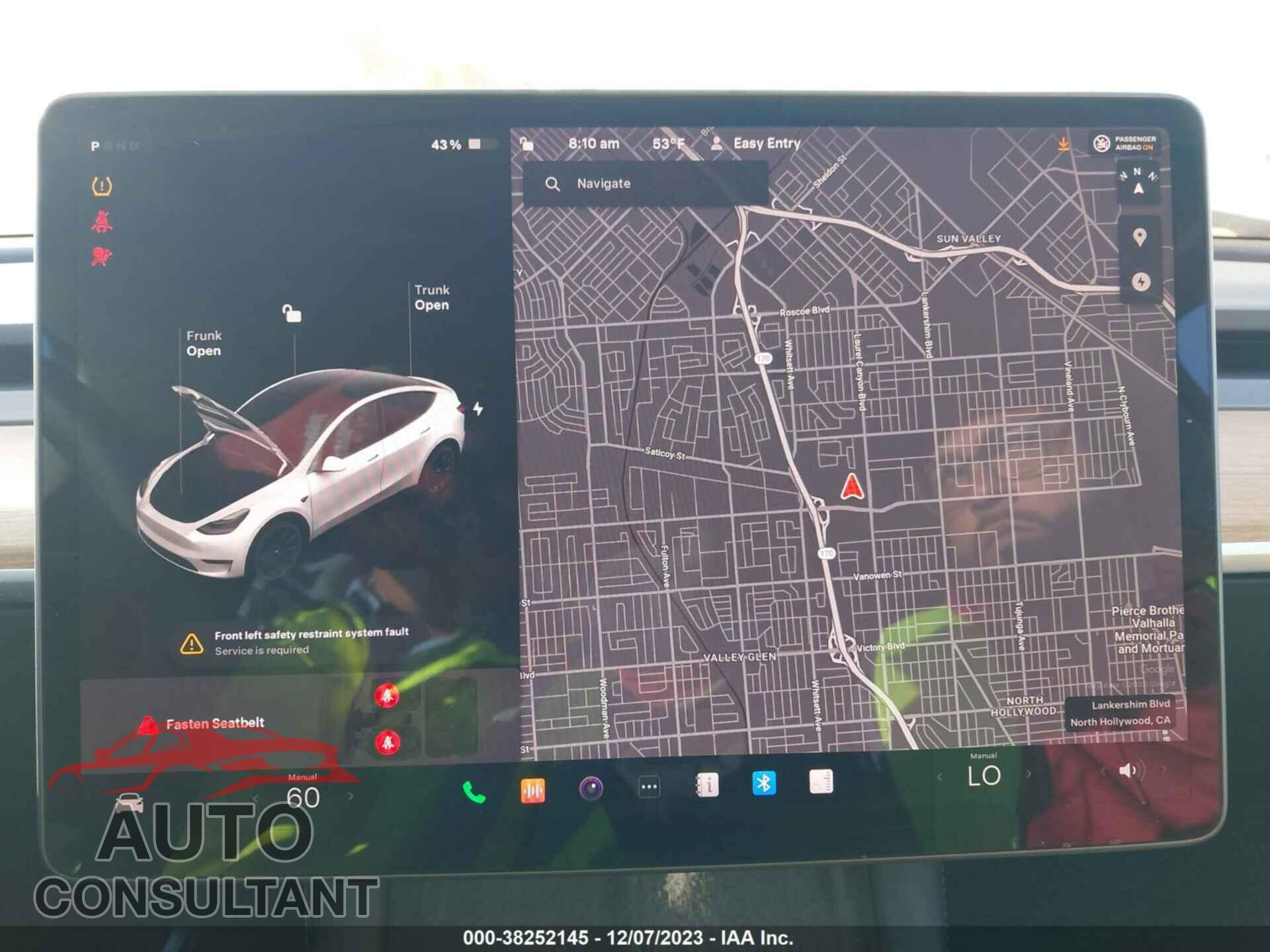 TESLA MODEL Y 2022 - 7SAYGDEE3NF370168