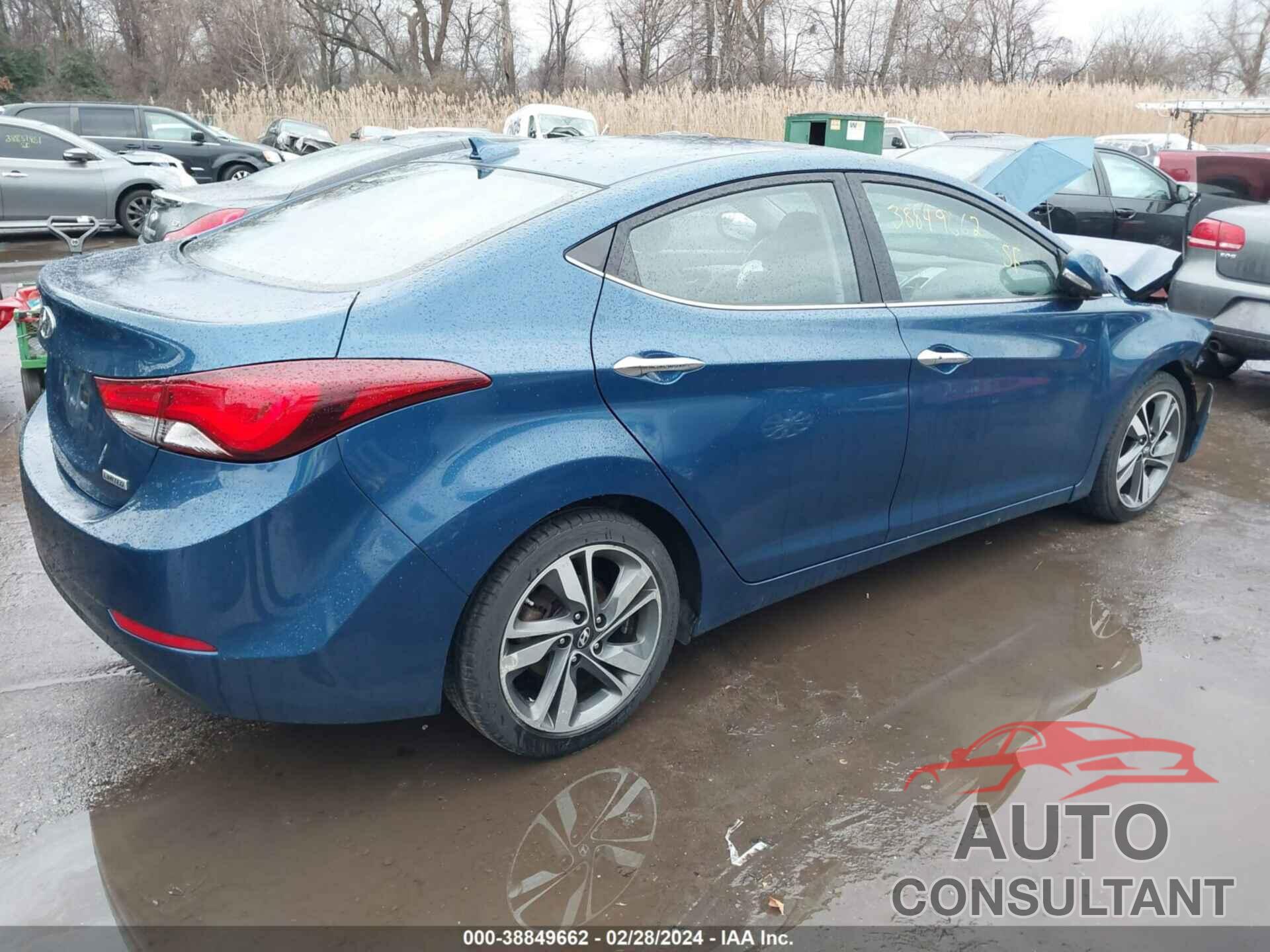 HYUNDAI ELANTRA 2016 - KMHDH4AE7GU567381