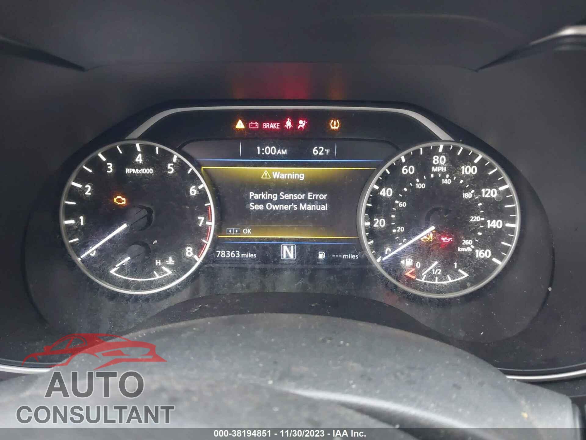 NISSAN MAXIMA 2016 - 1N4AA6AP1GC416122