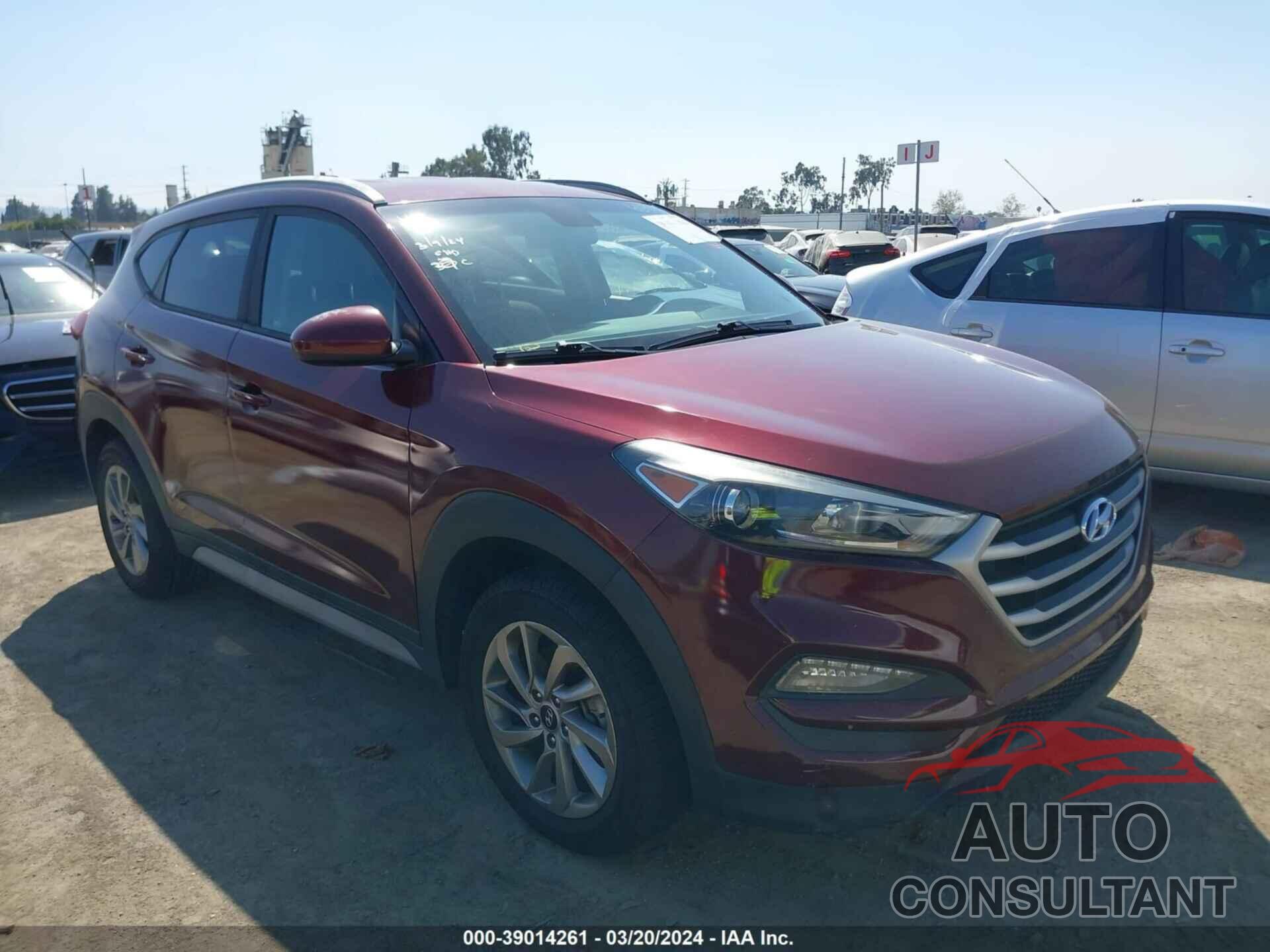 HYUNDAI TUCSON 2018 - KM8J3CA43JU635038