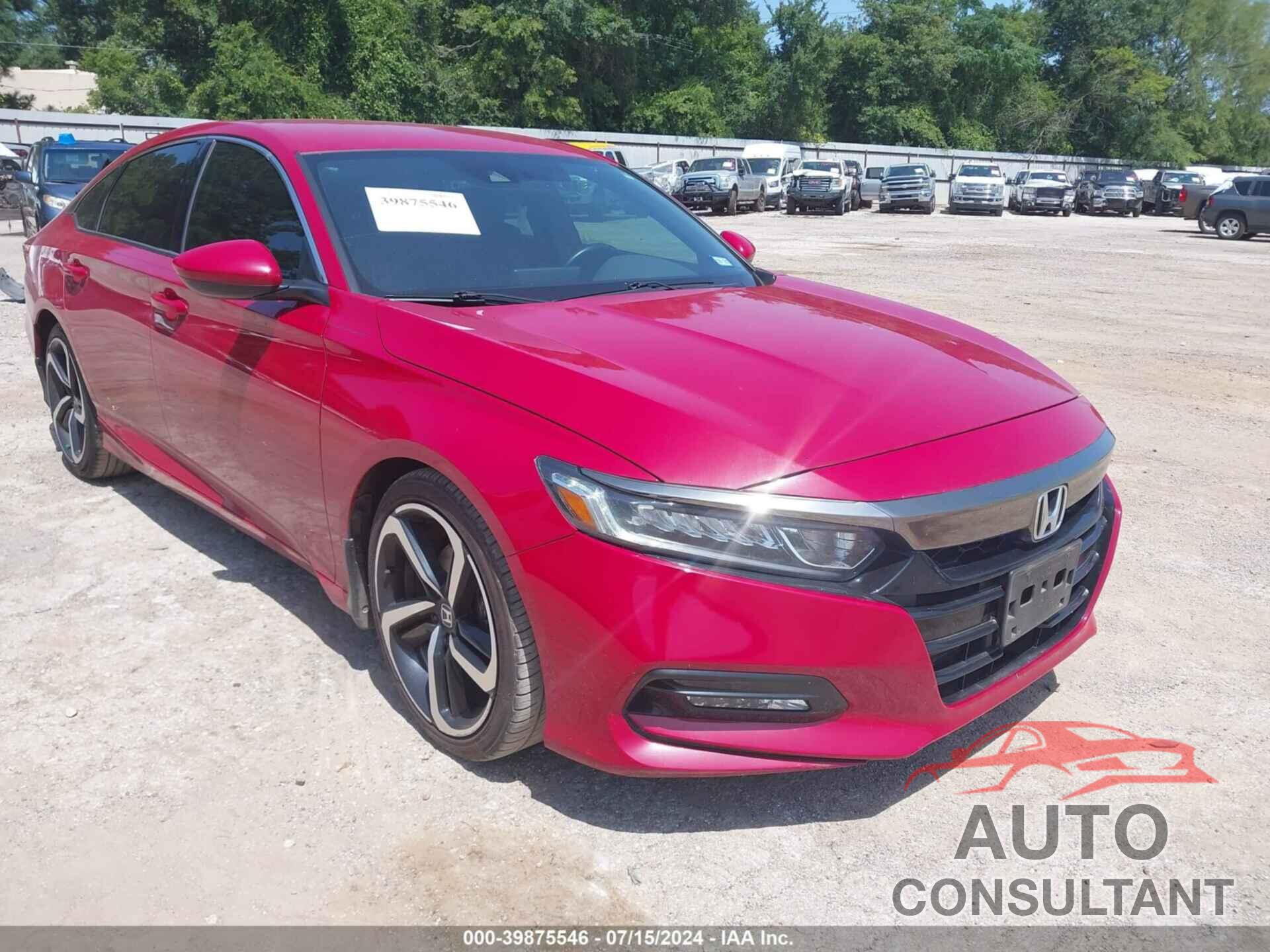 HONDA ACCORD 2019 - 1HGCV1F39KA039531
