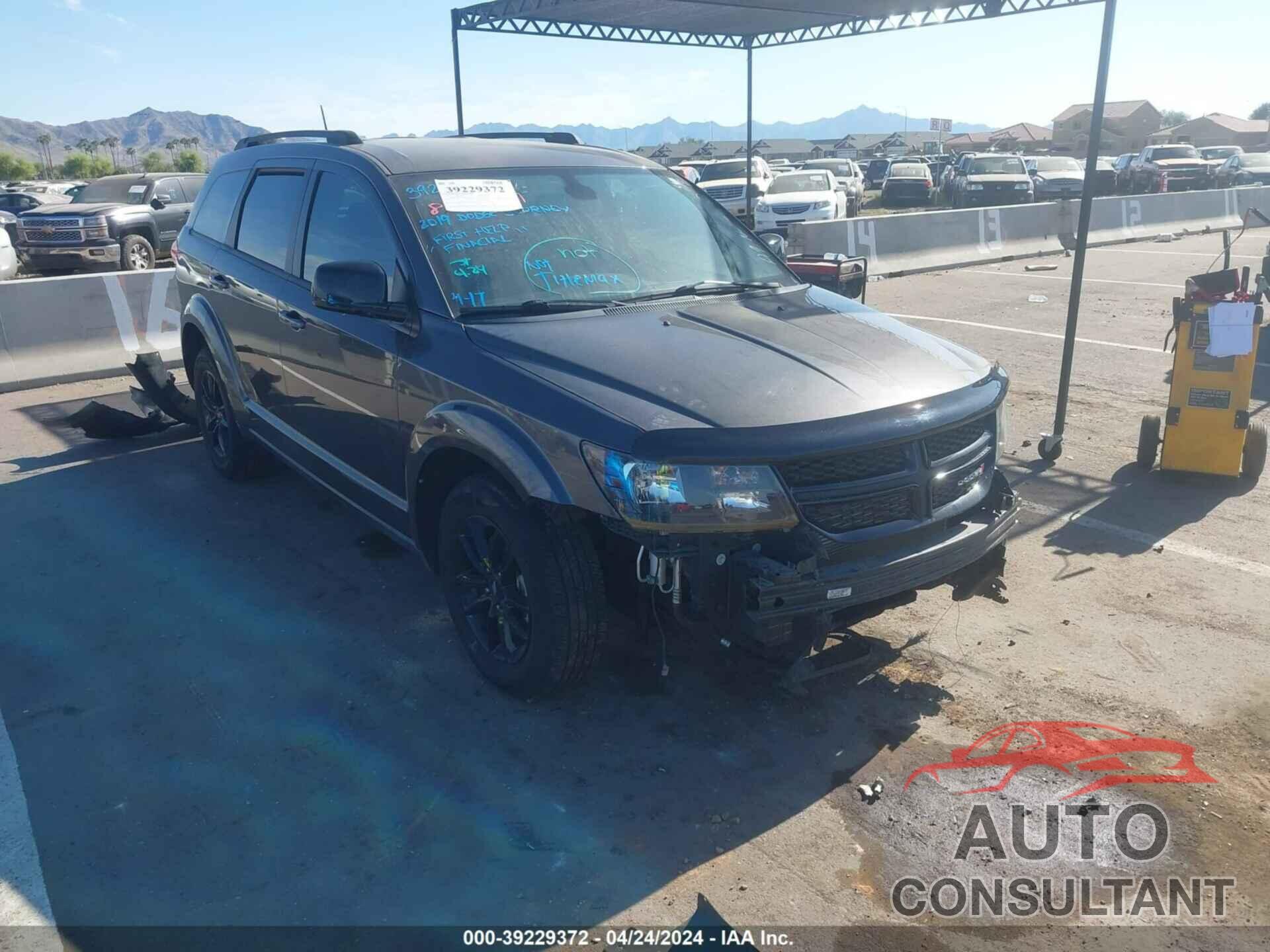 DODGE JOURNEY 2019 - 3C4PDCBG3KT870247
