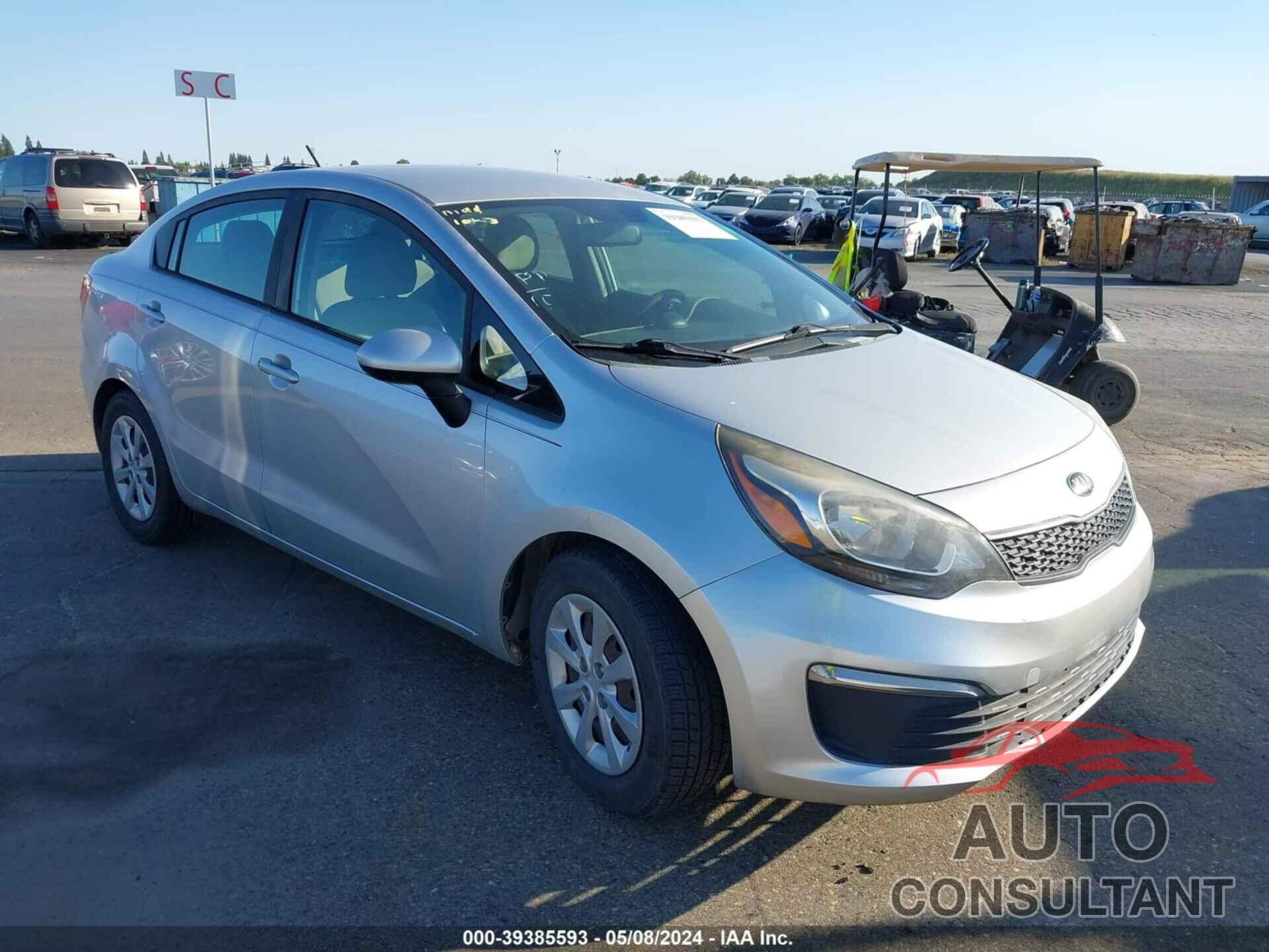 KIA RIO 2016 - KNADM4A33G6587692