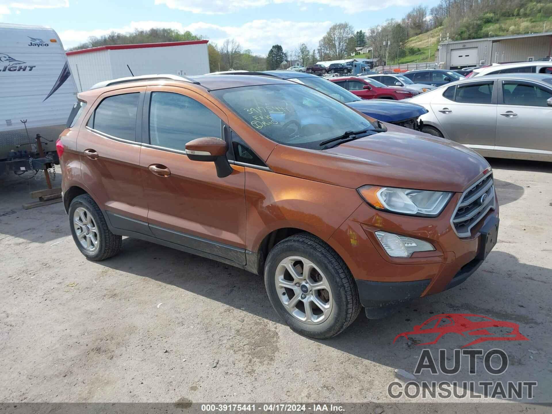 FORD ECOSPORT 2018 - MAJ6P1UL0JC174799