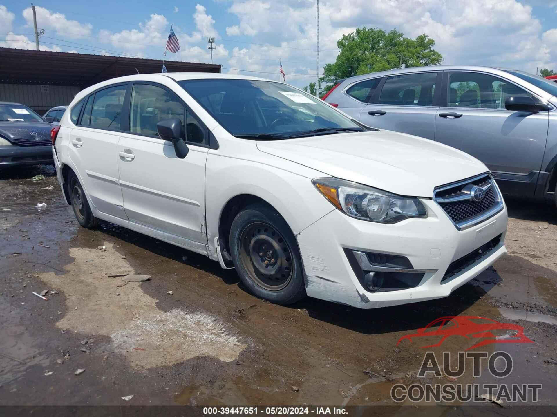 SUBARU IMPREZA 2016 - JF1GPAA68G8281727