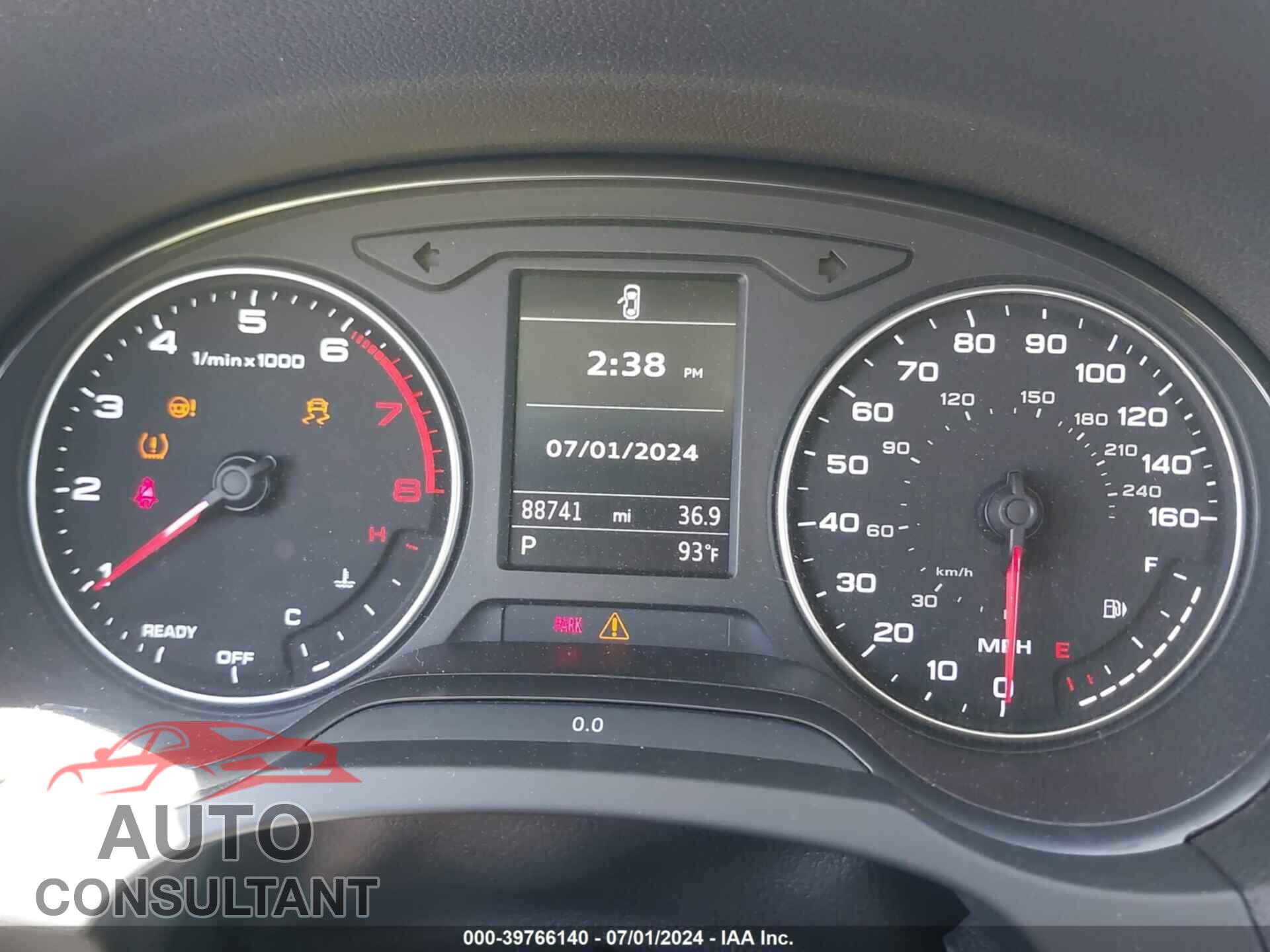 AUDI A3 2016 - WAUB8GFF3G1069224