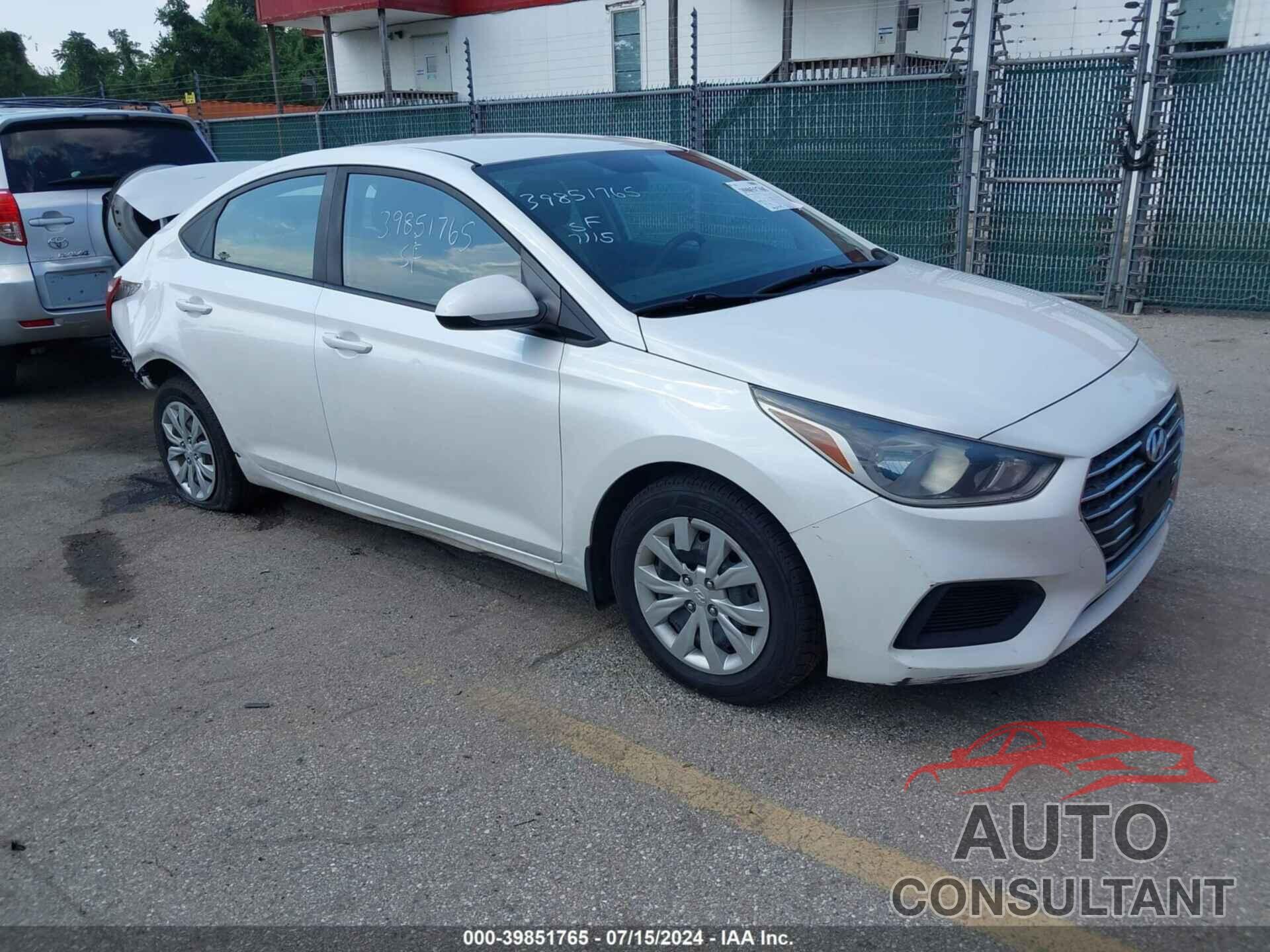 HYUNDAI ACCENT 2019 - 3KPC24A36KE055702