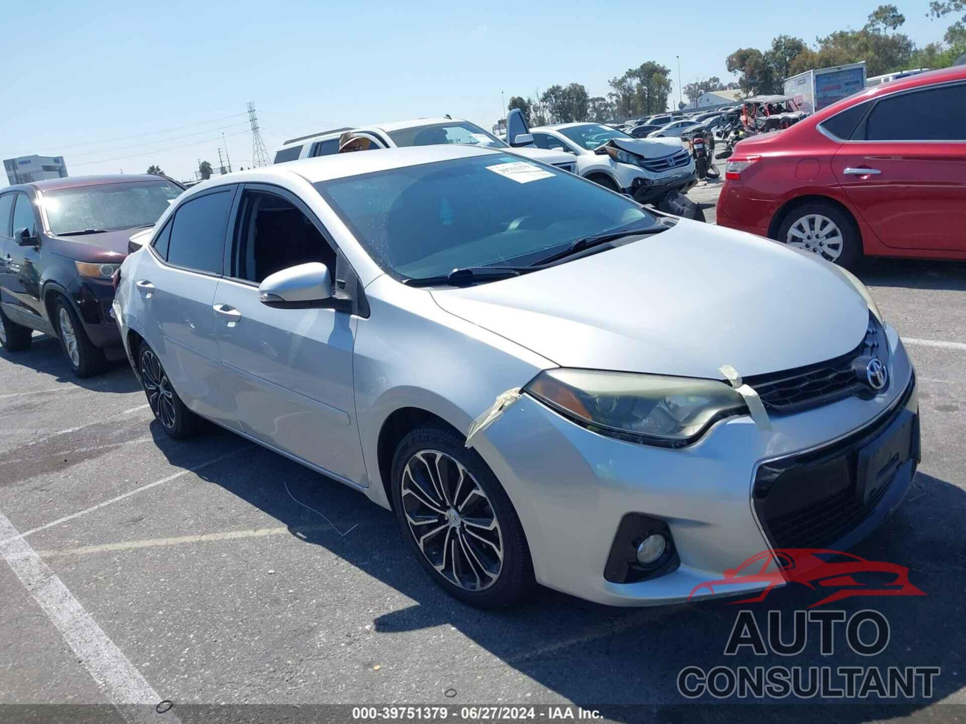 TOYOTA COROLLA 2016 - 5YFBURHE0GP410914