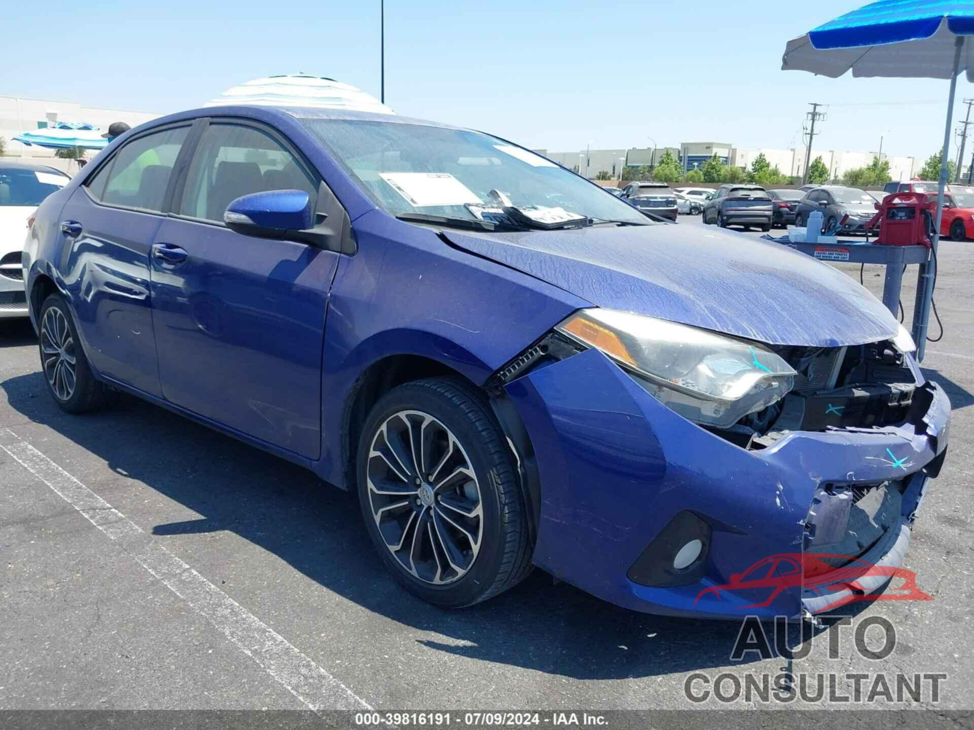 TOYOTA COROLLA 2016 - 5YFBURHEXGP469744