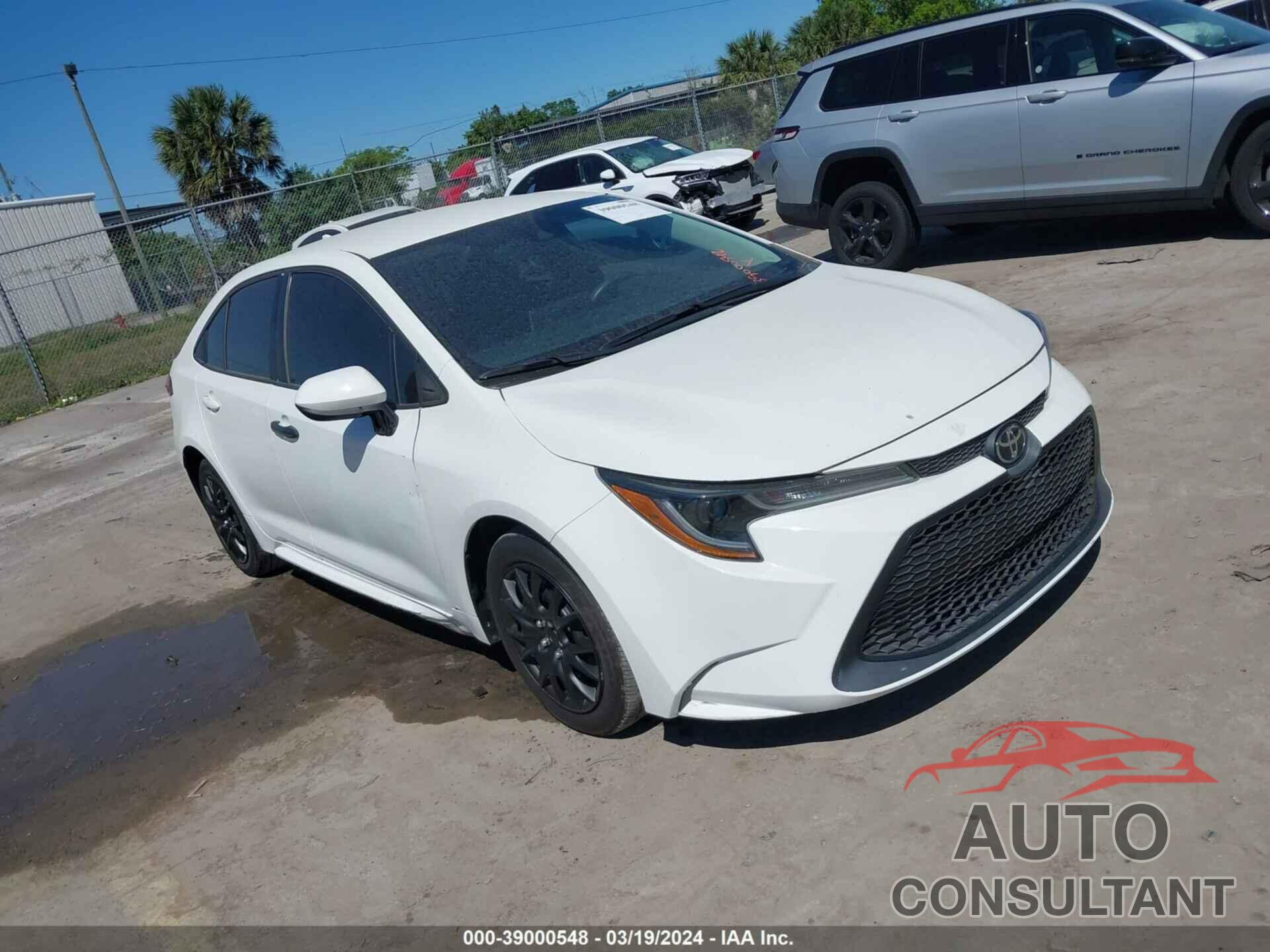 TOYOTA COROLLA 2020 - 5YFEPRAE6LP124106