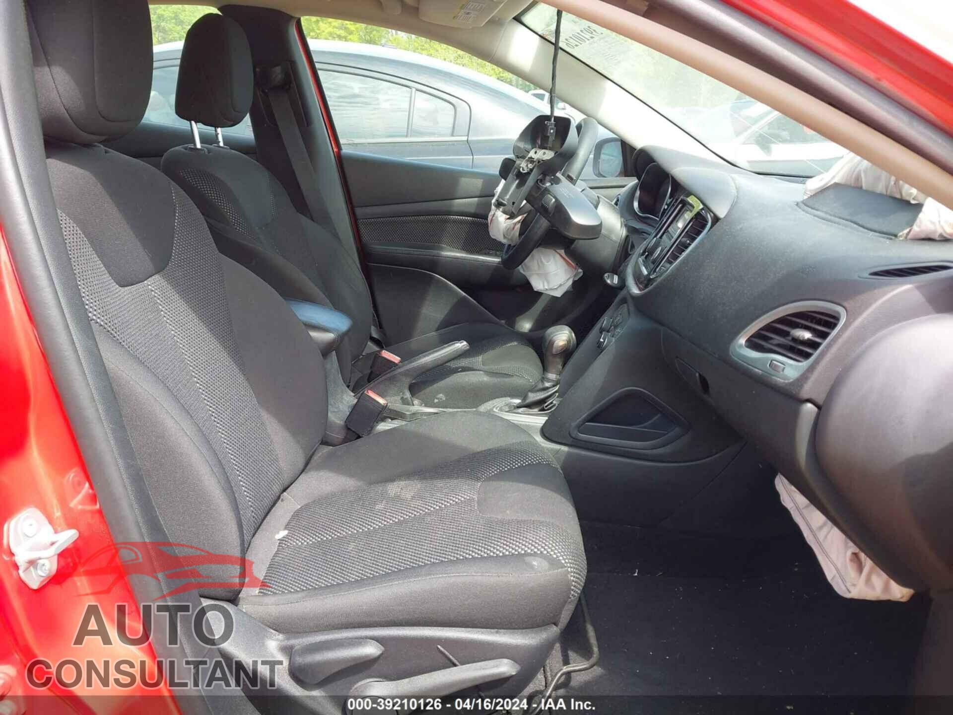 DODGE DART 2016 - 1C3CDFAA2GD712125